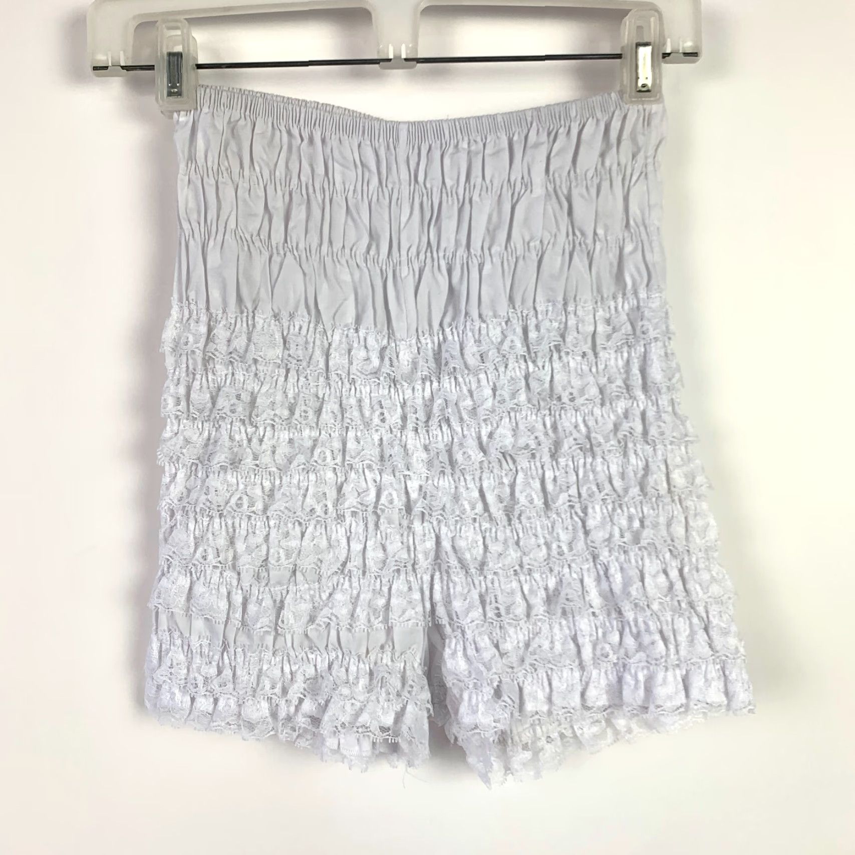 Vintage VINTAGE Malco Modes Pettipants Small White Cotton Blend 1980s Prairie Ethnic/Peasant Look Womens Mens Girls Size 28" / US 6 / IT 42 - 6 Thumbnail