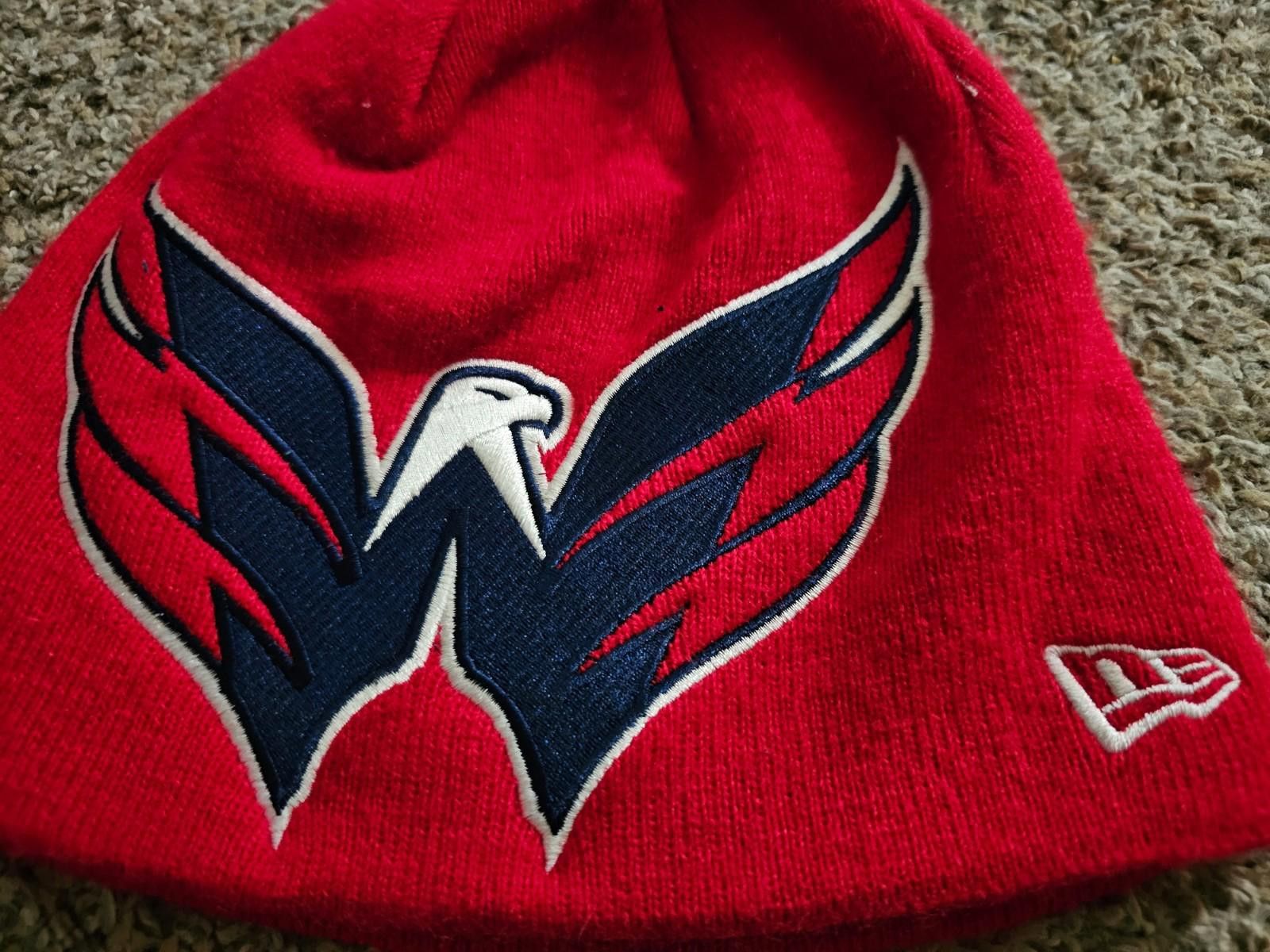 Designer Washington Capitals Mens Red Beanie Winter Hat New ERA NHL Size ONE SIZE - 2 Thumbnail