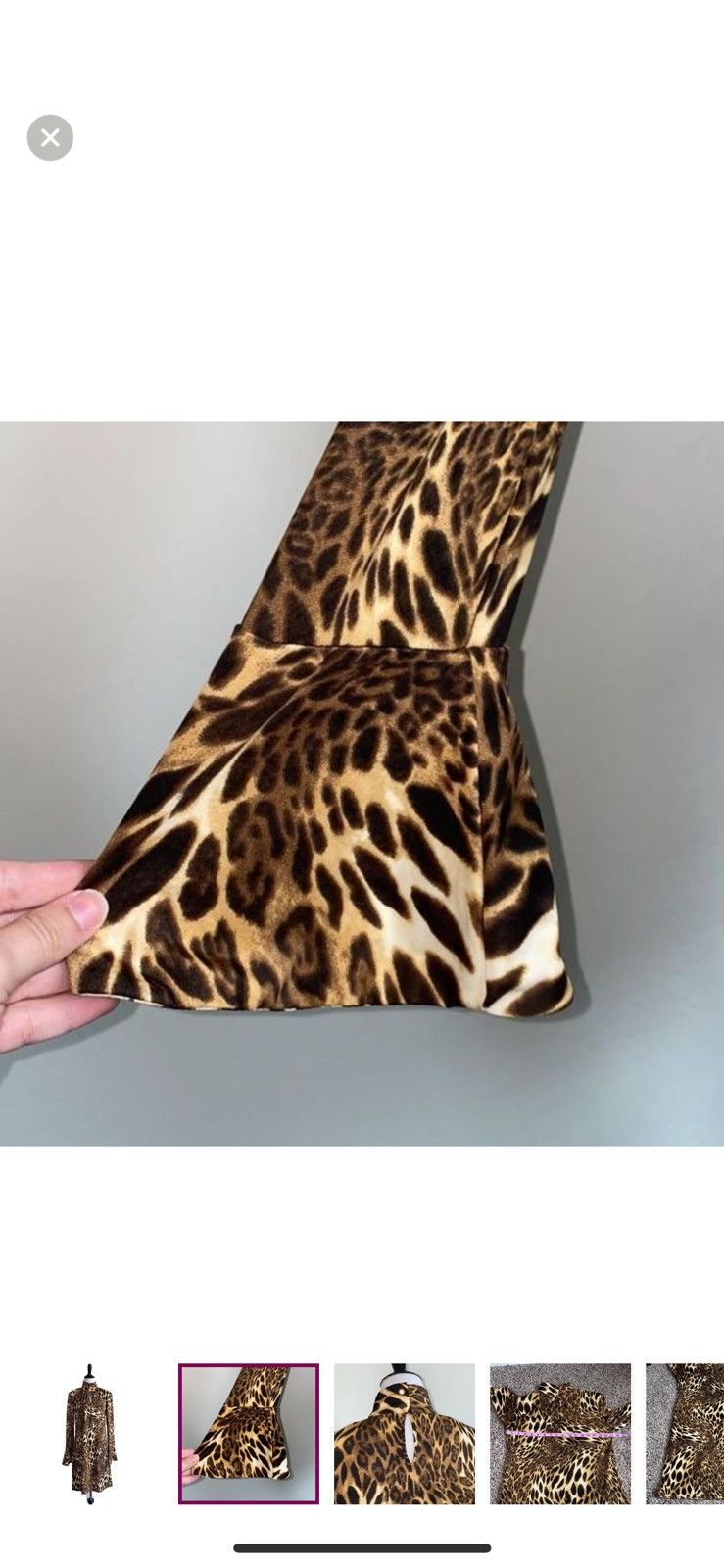 I.N.C INC medium animal print long sleeved dress Size M / US 6-8 / IT 42-44 - 2 Thumbnail