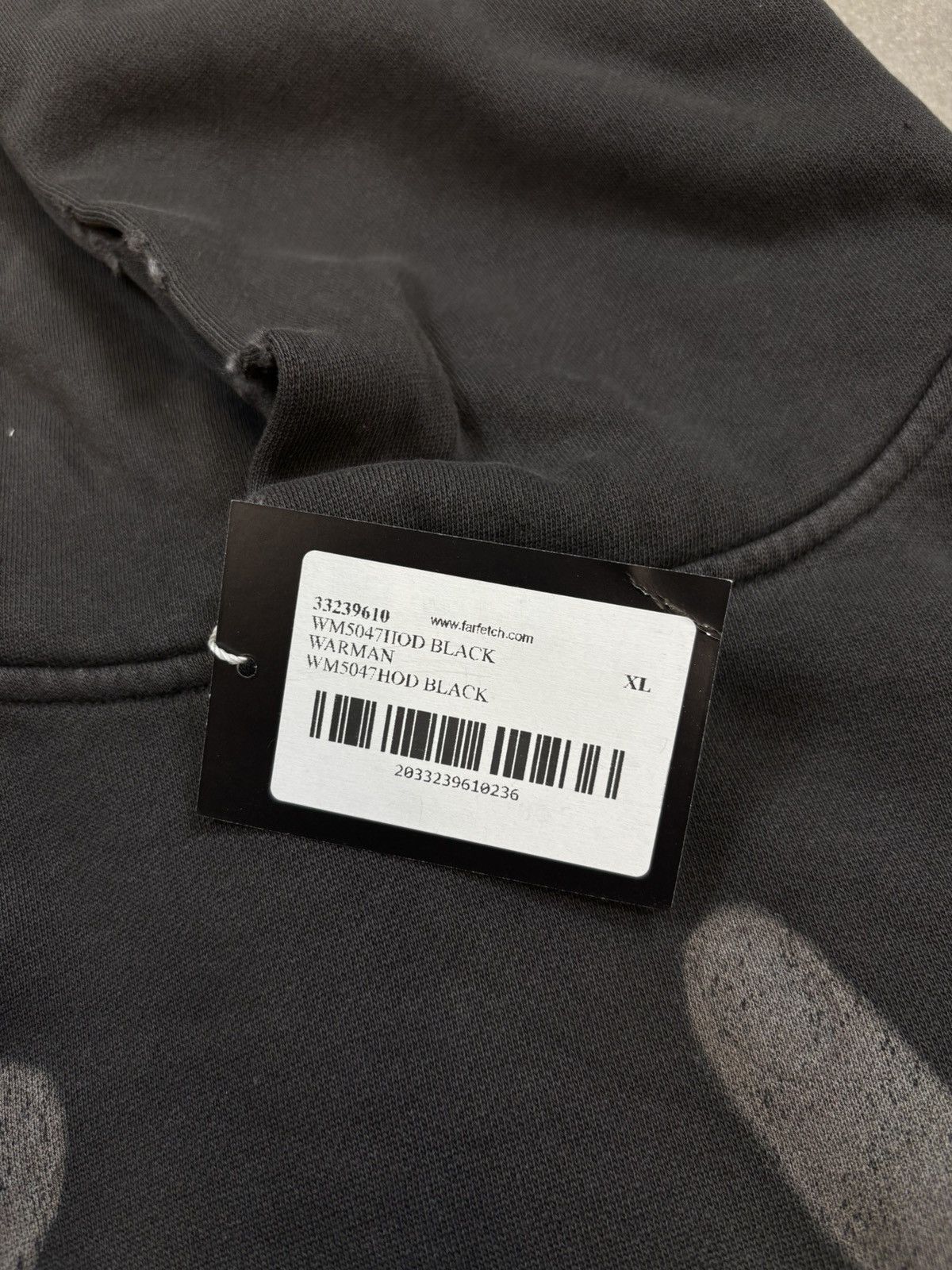 Other Warman Middle Fingers up Graphic Hoodie, Black Size US XL / EU 56 / 4 - 9 Thumbnail