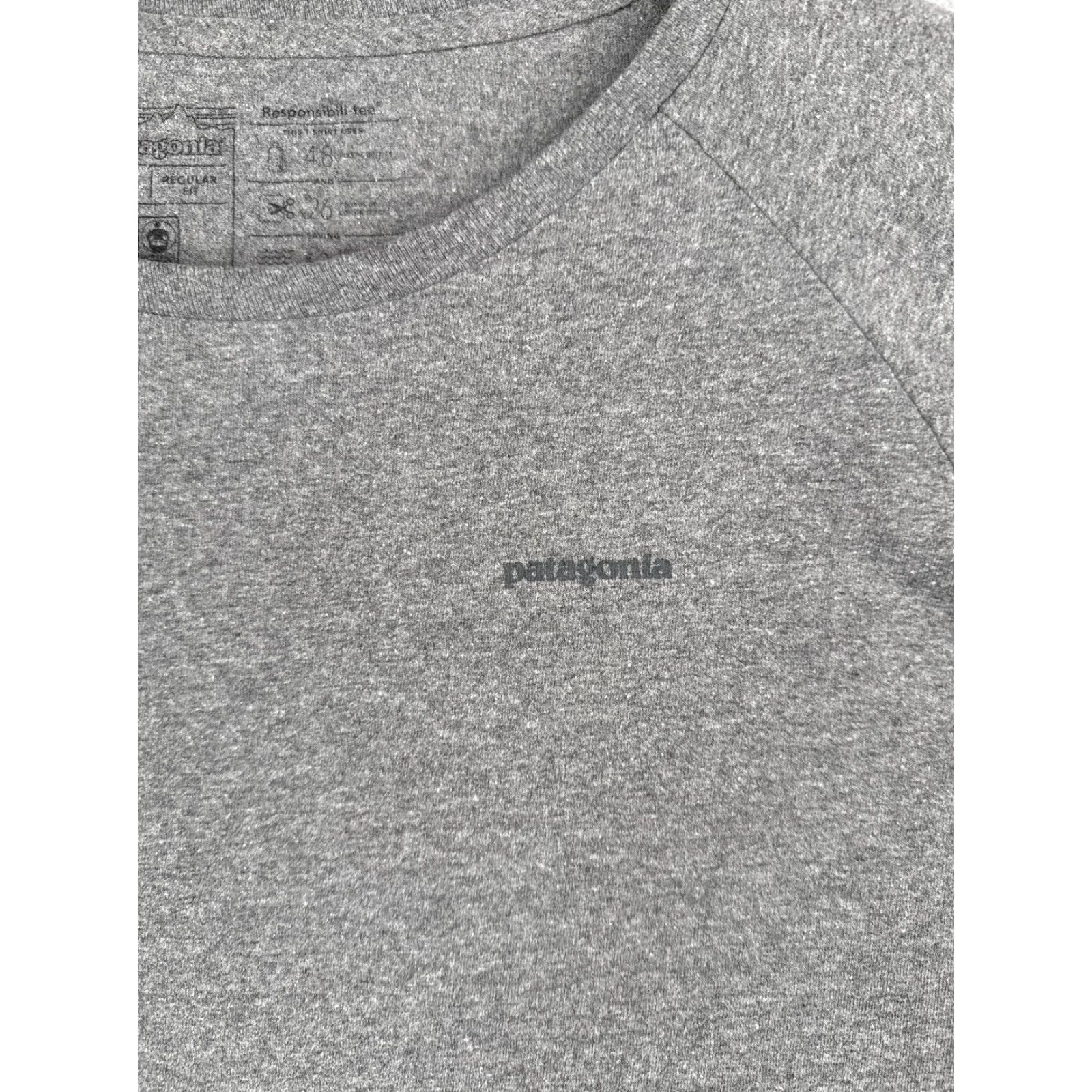 Patagonia Patagonia Shirt Adult Large Gray Long Sleeve Crew Neck Polyester Blend Size L / US 10 / IT 46 - 6 Thumbnail