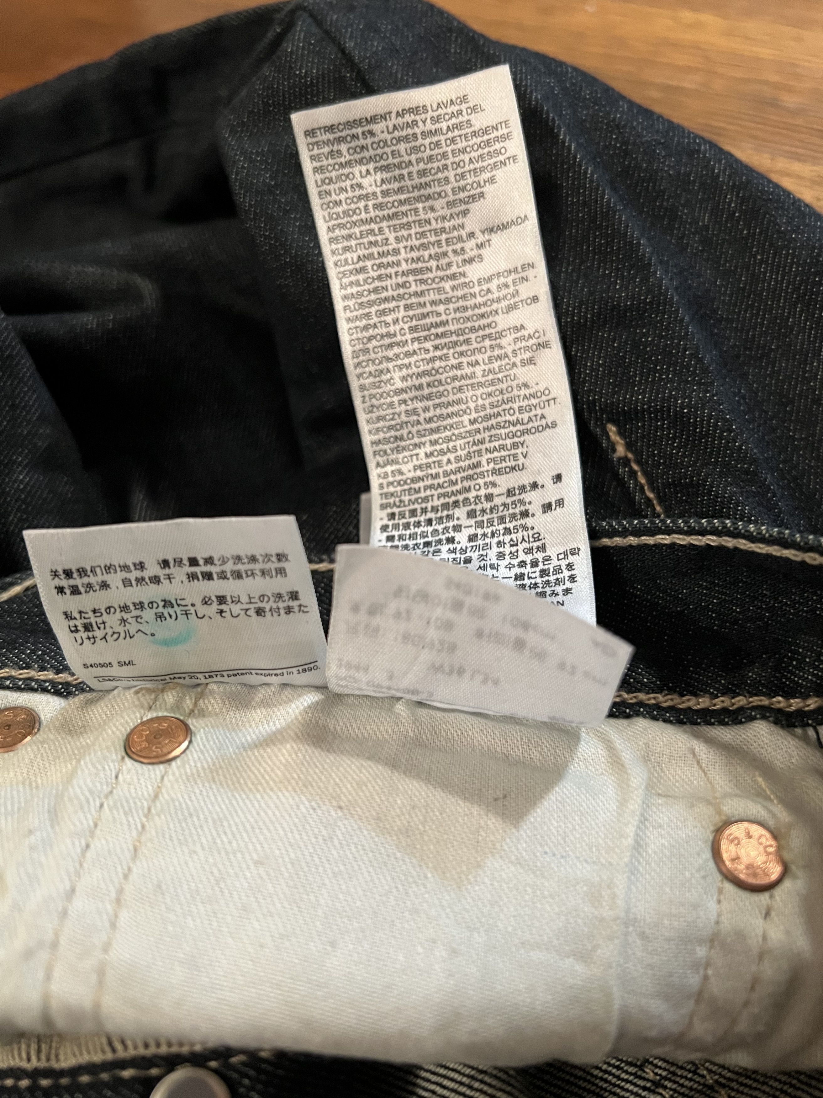 Levi's Levi's 501 Blue Denim Jeans Size US 36 / EU 52 - 10 Thumbnail