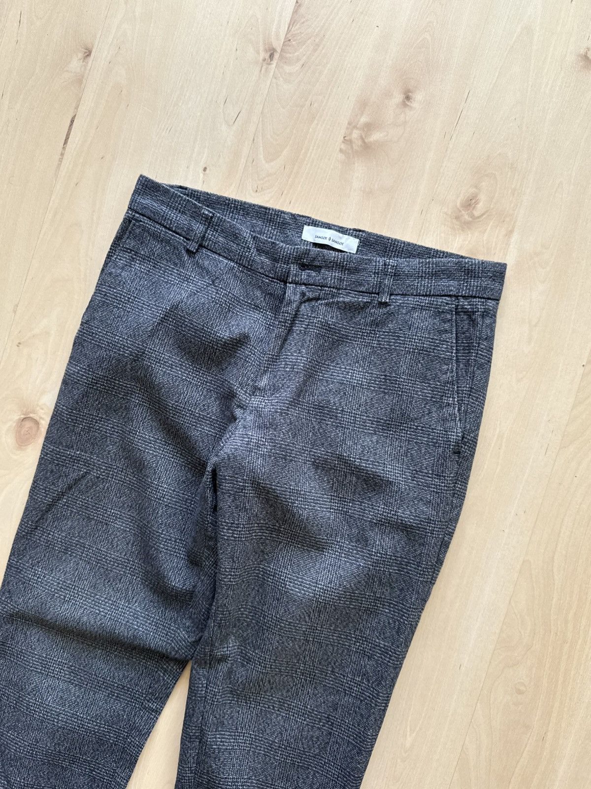 Samsoe Samsoe Samsoe & Samsoe Frankie Trousers tweed chino trousers pants Size US 29 - 3 Thumbnail