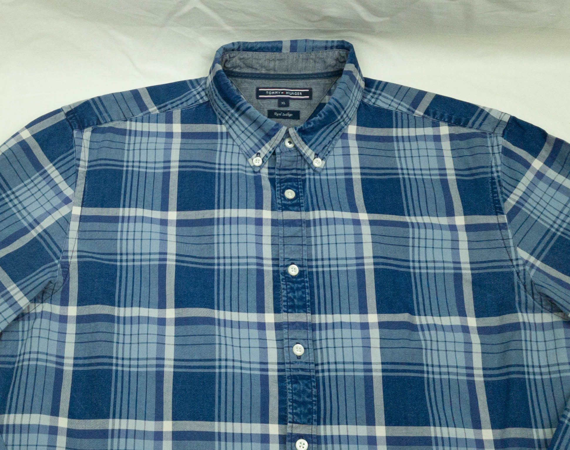 Tommy Hilfiger MENS TOMMY HILFIGER SHIRT LONG SLEEVE COTTON SIZE XL VGC Size US XL / EU 56 / 4 - 4 Thumbnail