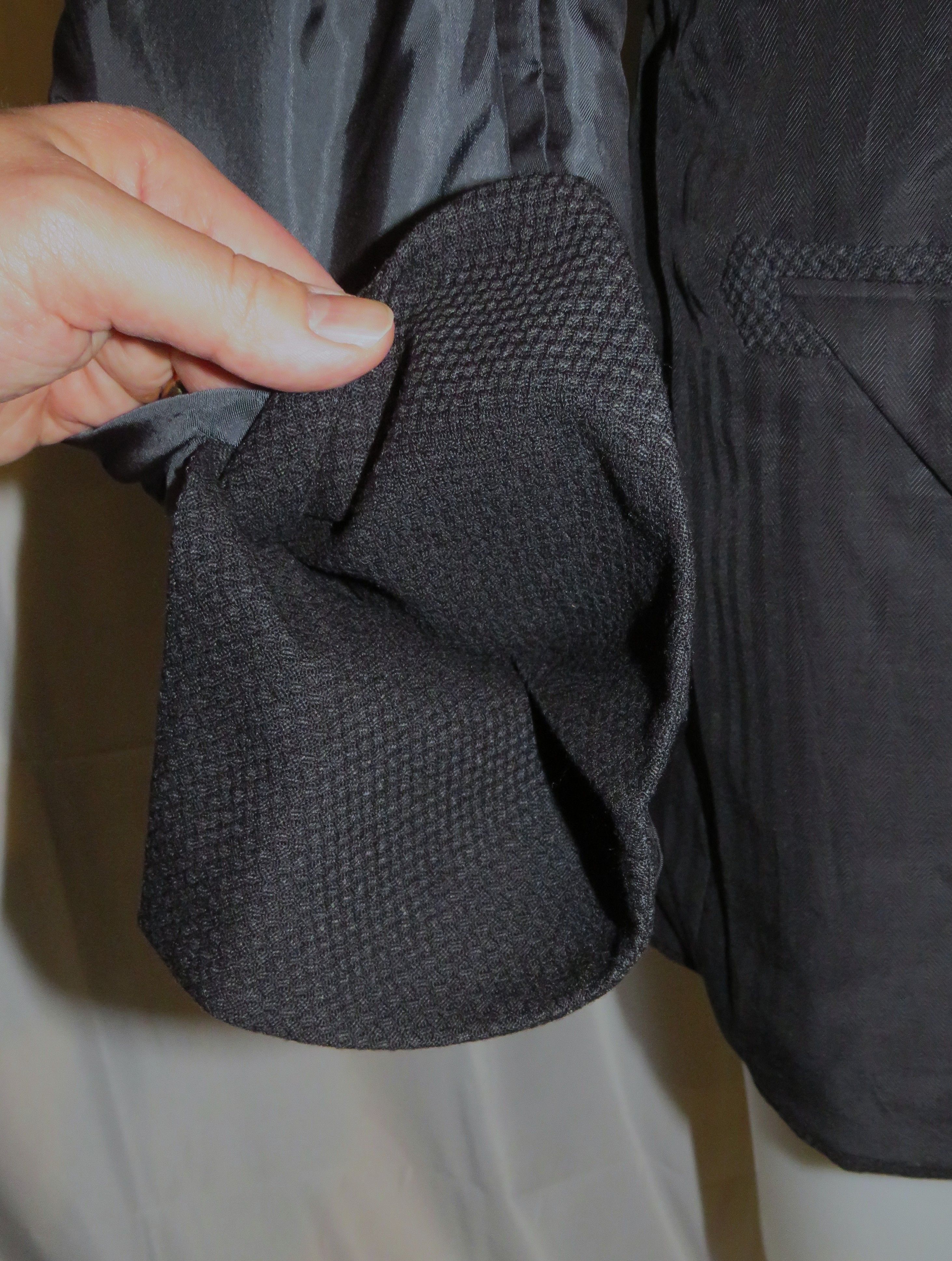 Ermenegildo Zegna Couture Dark Blue Geometric Two Button Sport Coat 42L NWT Size 42L - 10 Thumbnail