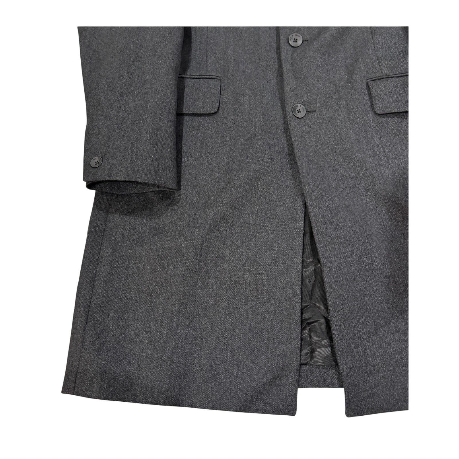 Rag & Bone *R43 RAG & BONE Men's Yorke Wool Top Coat Gray Size 44 Size US L / EU 52-54 / 3 - 6 Thumbnail
