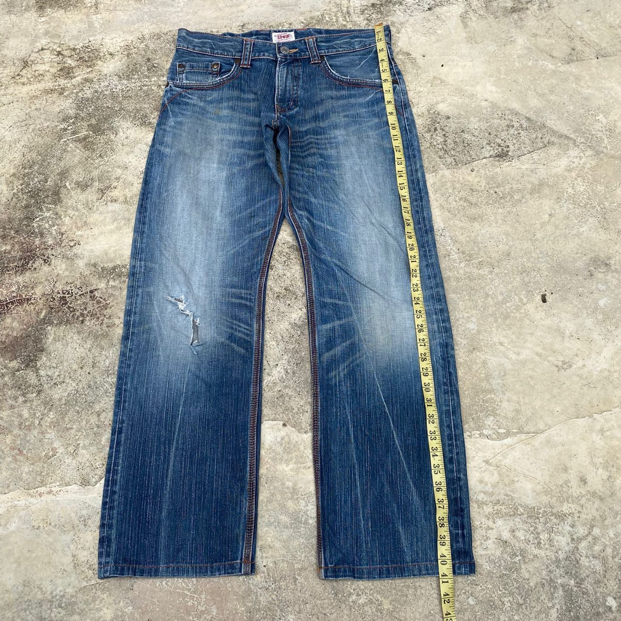 Edwin Vintage Edwin Exclusive XV Distressed Denim Size US 34 / EU 50 - 3 Thumbnail
