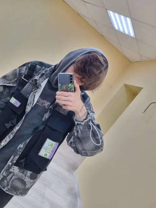 VIBE Functional windbreaker streetwear denim Jacket Coat y2k Size US XXL / EU 58 / 5 - 6 Thumbnail