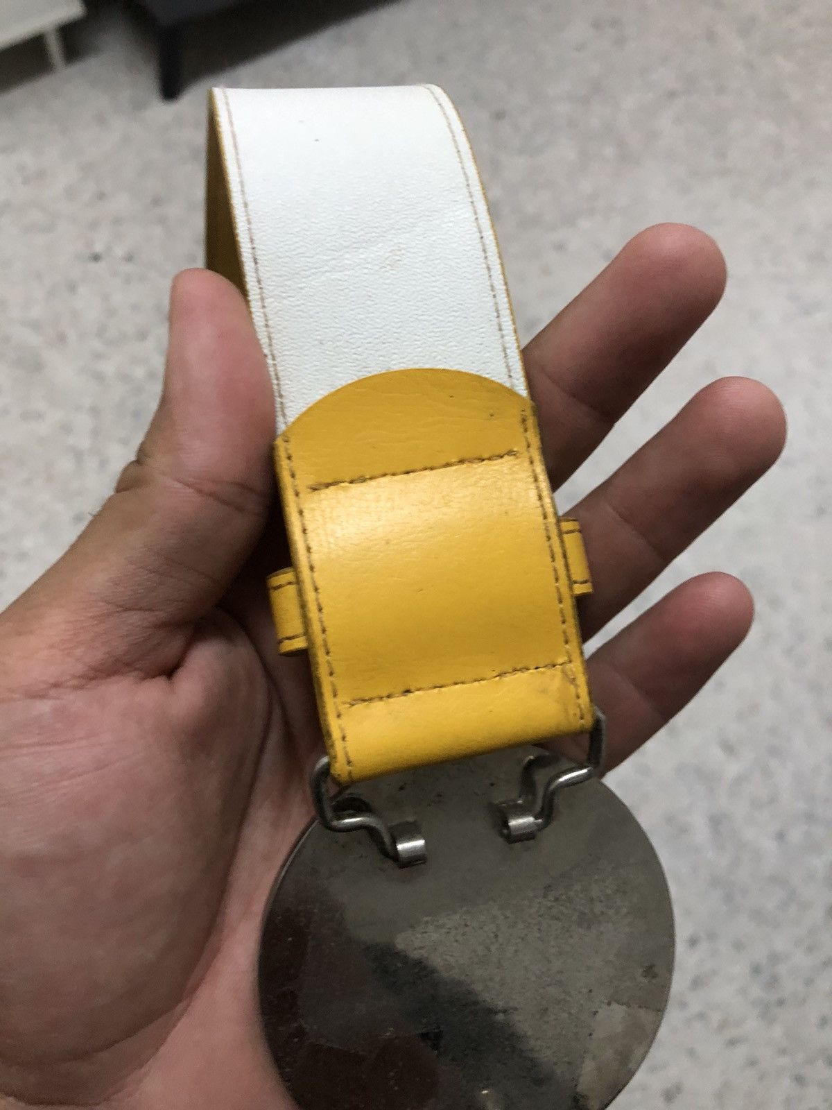 Hysteric Glamour Vintage 90s Hysteric Glamour Econic Buckle Belt Yellow Size ONE SIZE - 13 Thumbnail