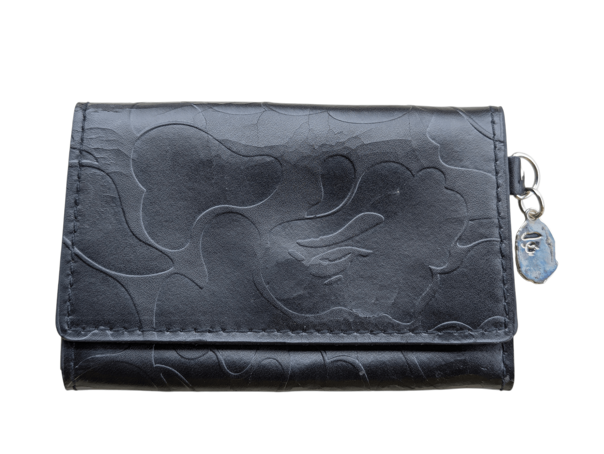 小物 BAPE SHARK MINI WALLET MCM x BAPE Shark Zip Wallet Visetos Mini Cognac in Coated