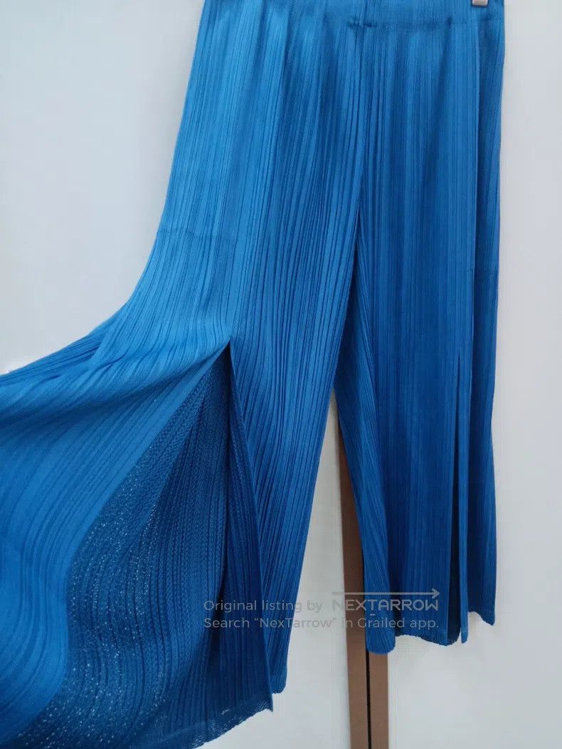 Issey Miyake Issey Miyake Blue Midi Skirt Size 25" / US 0 / IT 36 - 6 Thumbnail