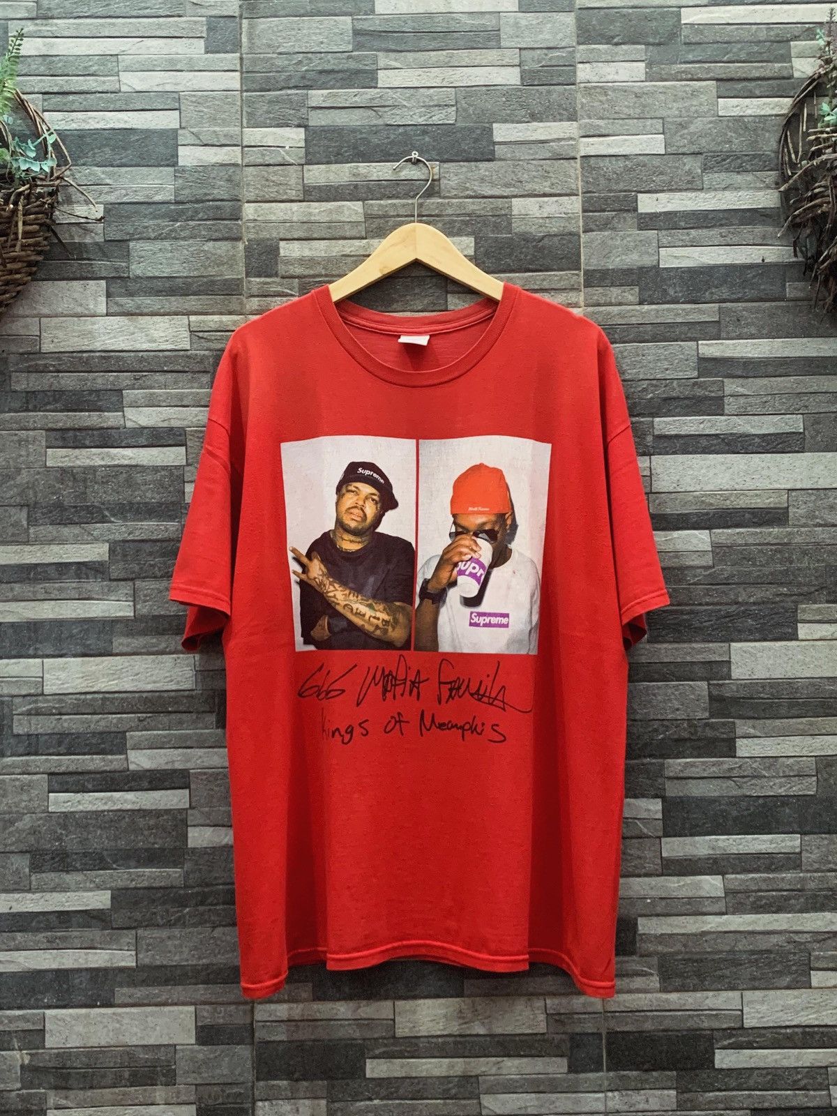 Supreme FW12 Three 6 Mafia Photo Tee | Grailed