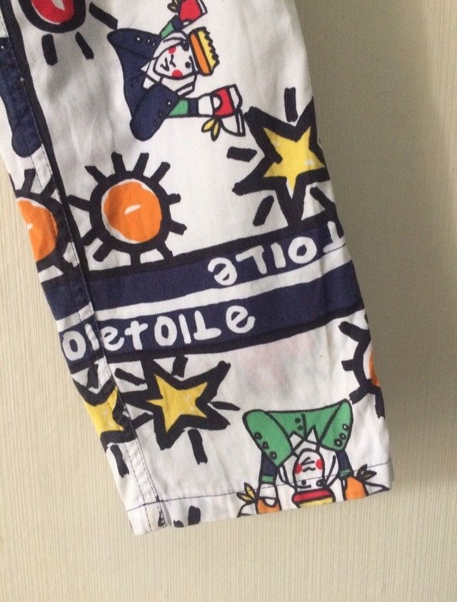 Jean Charles De Castelbajac Vintage Jean Charles De Castelbajac Printed Pants Size 26" / US 2 / IT 38 - 21 Thumbnail