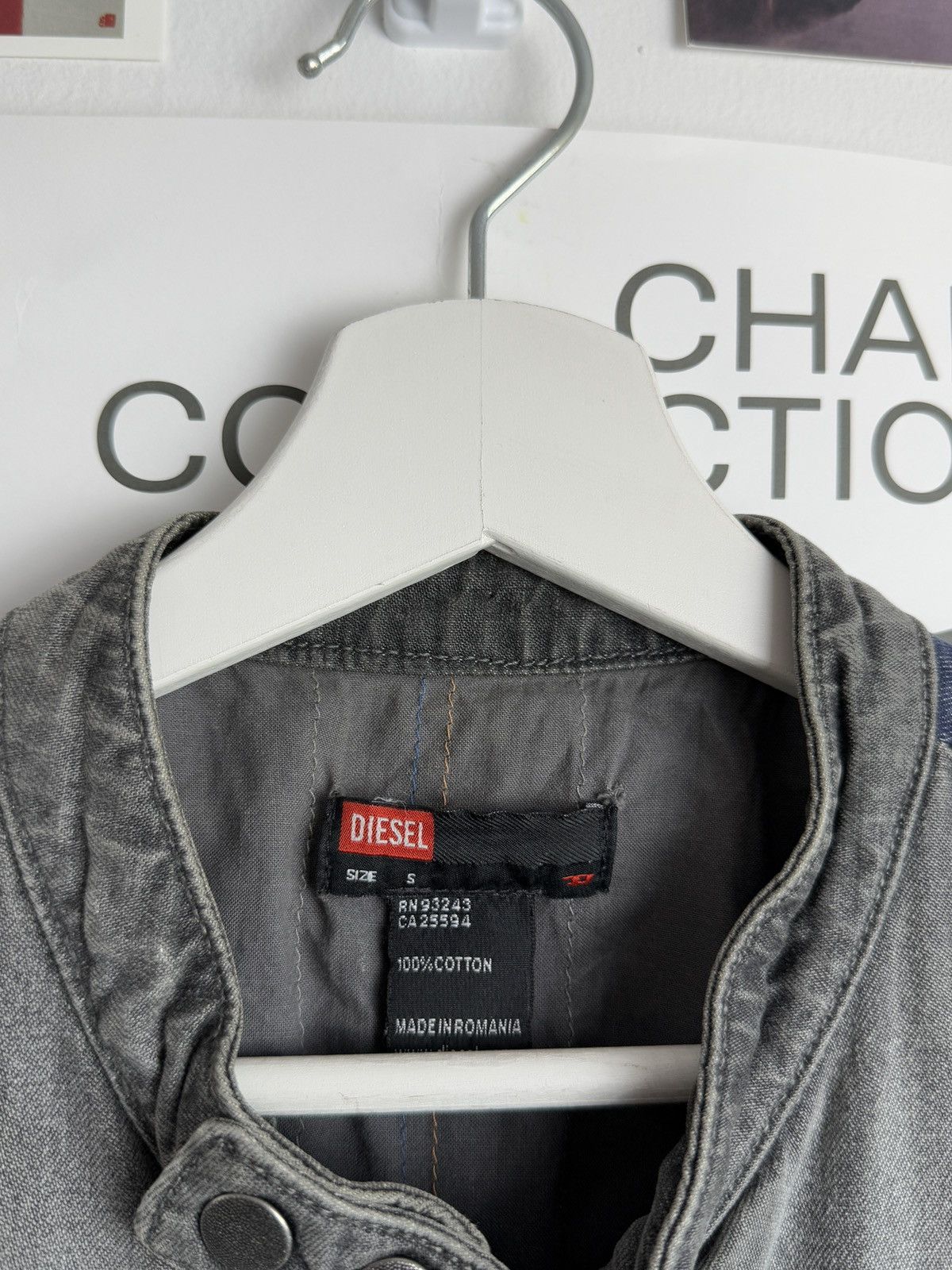 Diesel Vintage y2k Diesel cropped moto biker jacket S opium grunge Size S / US 4 / IT 40 - 5 Thumbnail