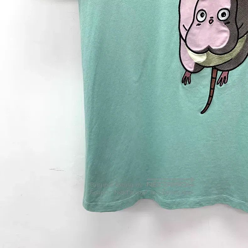 Loewe Loewe Green Logo Letter Cartoon Printed Cotton Crew Neck S Size M / US 6-8 / IT 42-44 - 4 Thumbnail