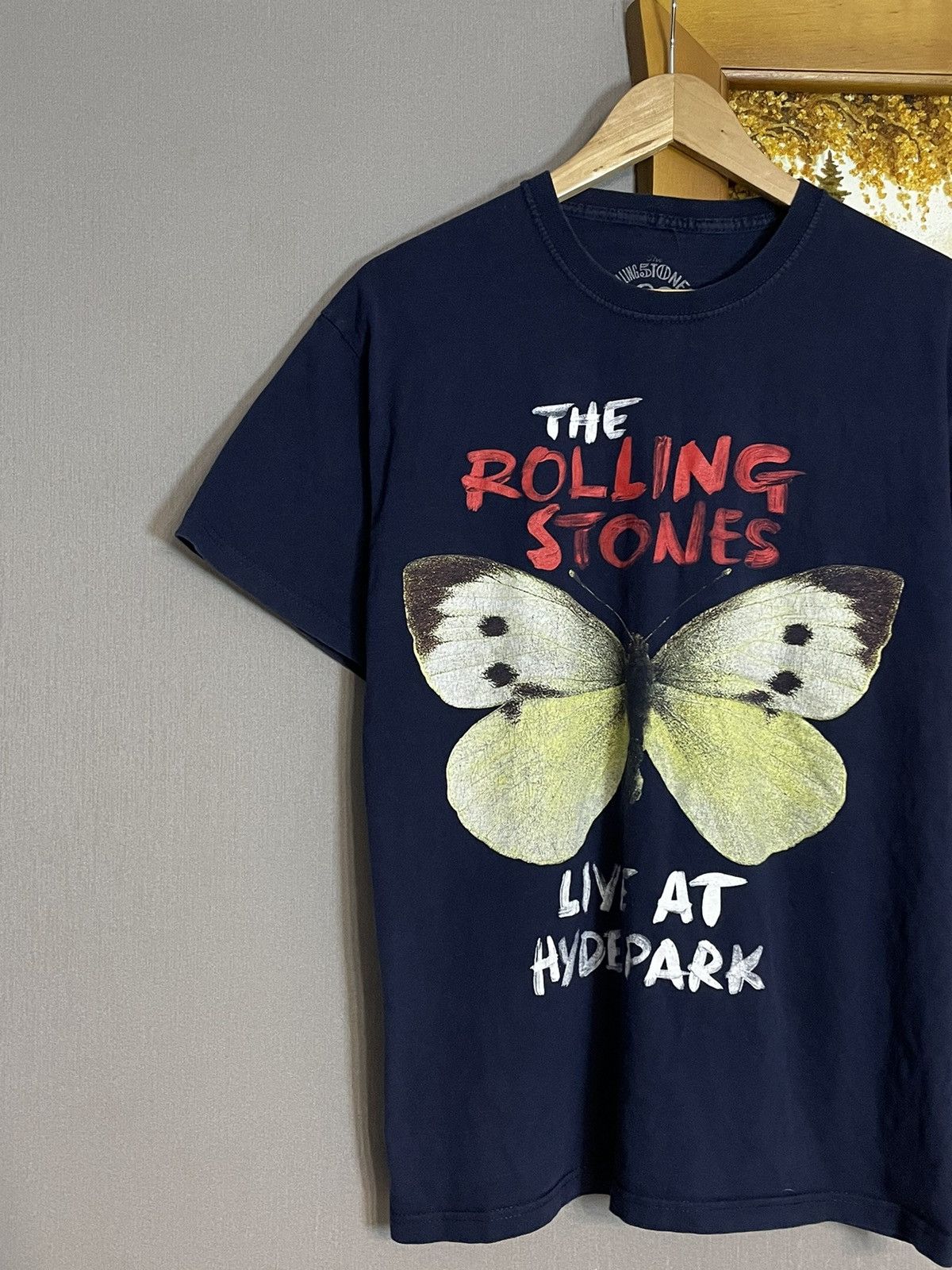 Band Tees × Vintage Vintage Rolling Stones 50 Years Live Hyde Park T-shirt Size US M / EU 48-50 / 2 - 3 Thumbnail