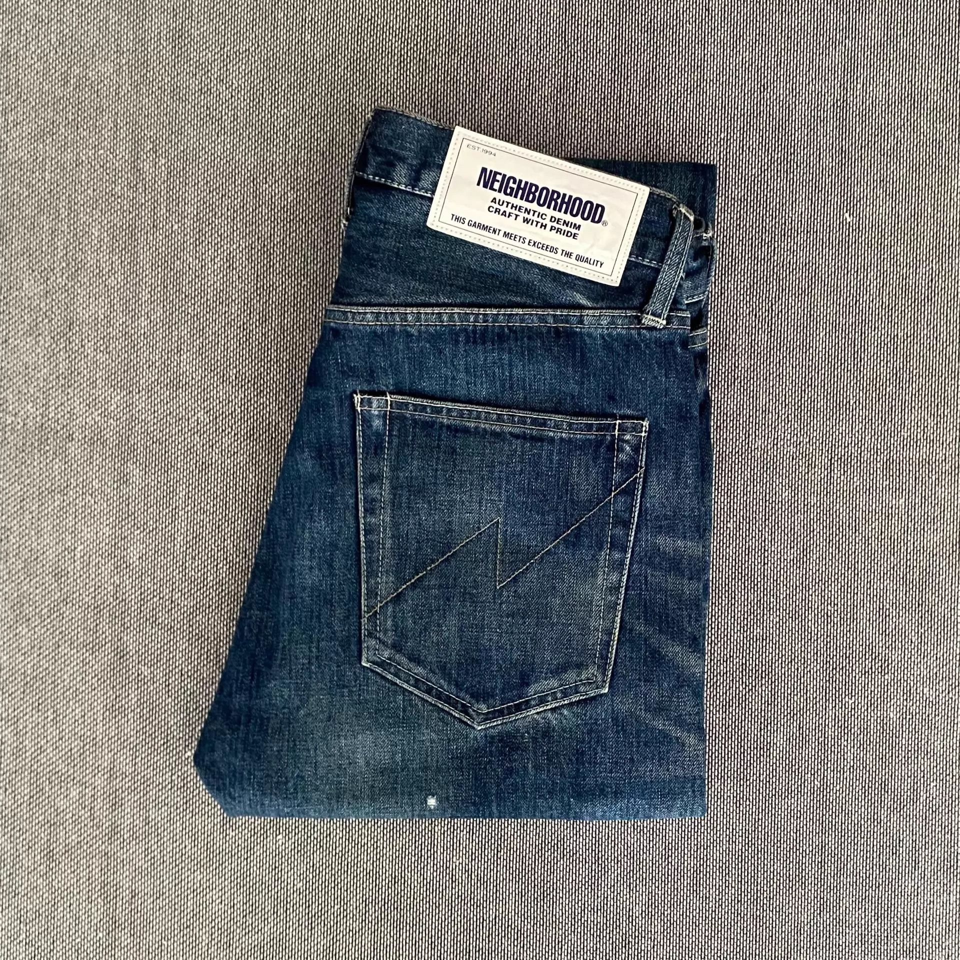 Neighborhood Neighborhood 19aw Dp-Mid Slim Straight Wash Jeans M Size US 32 / EU 48 - 1 Thumbnail