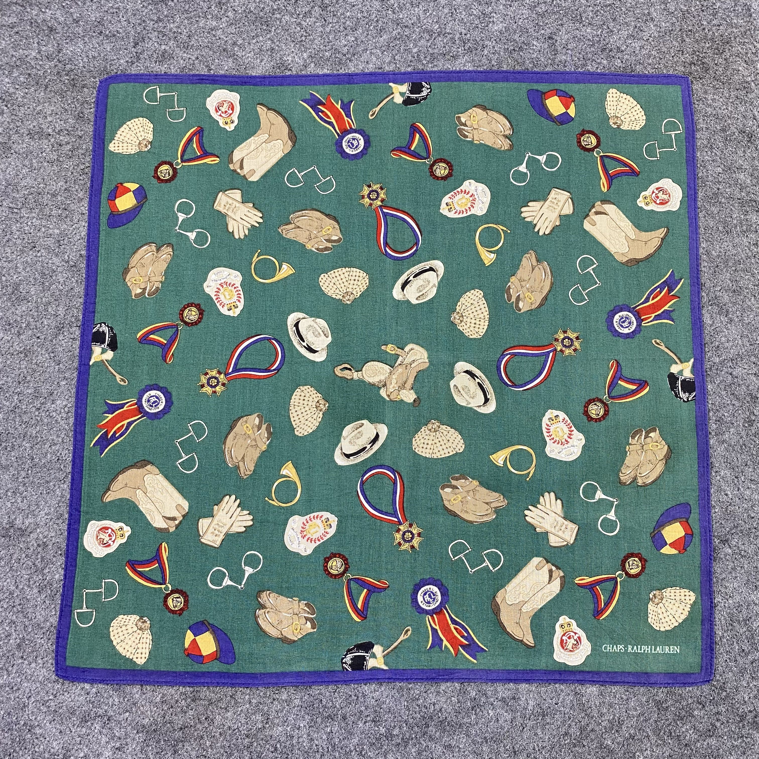 Chaps Ralph Lauren Chaps Ralph Lauren Handkerchief Neckerchief Bandana-B1982 Size ONE SIZE - 3 Thumbnail