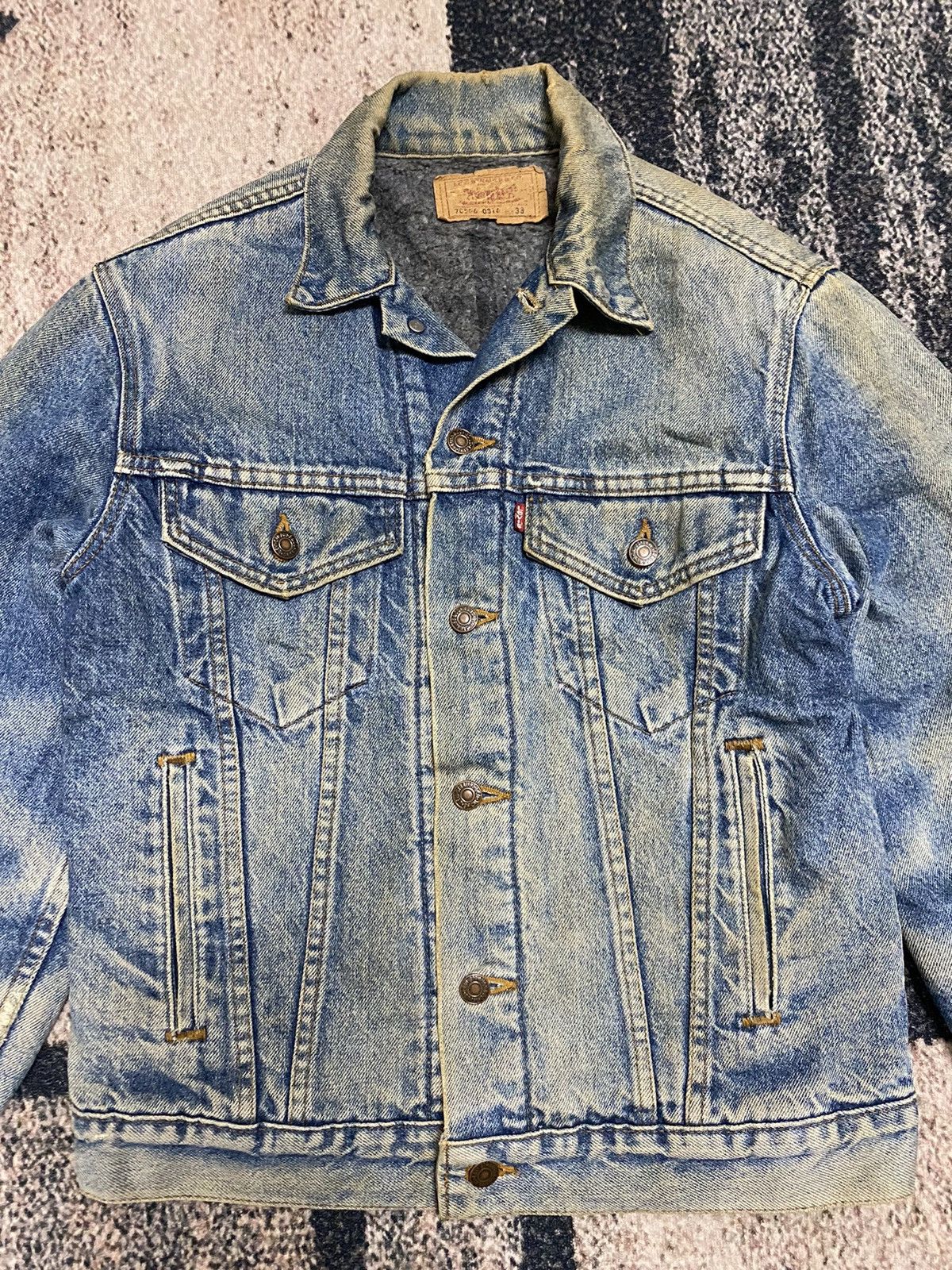 Levi's Vintage Clothing Vintage 80s Levi’s Sherpa Trucker Distressed Jacket Size US M / EU 48-50 / 2 - 9 Thumbnail