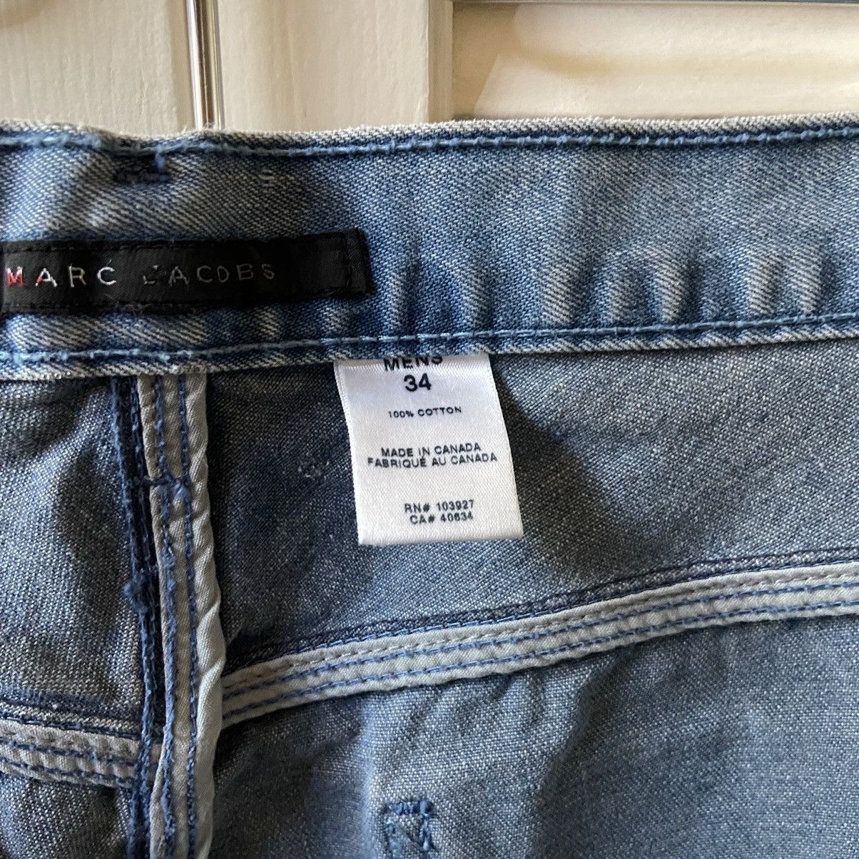 Marc Jacobs Marc Jacobs Wide Leg Bootcut Blue Denim Jeans Pants Size 34 Size US 34 / EU 50 - 6 Thumbnail
