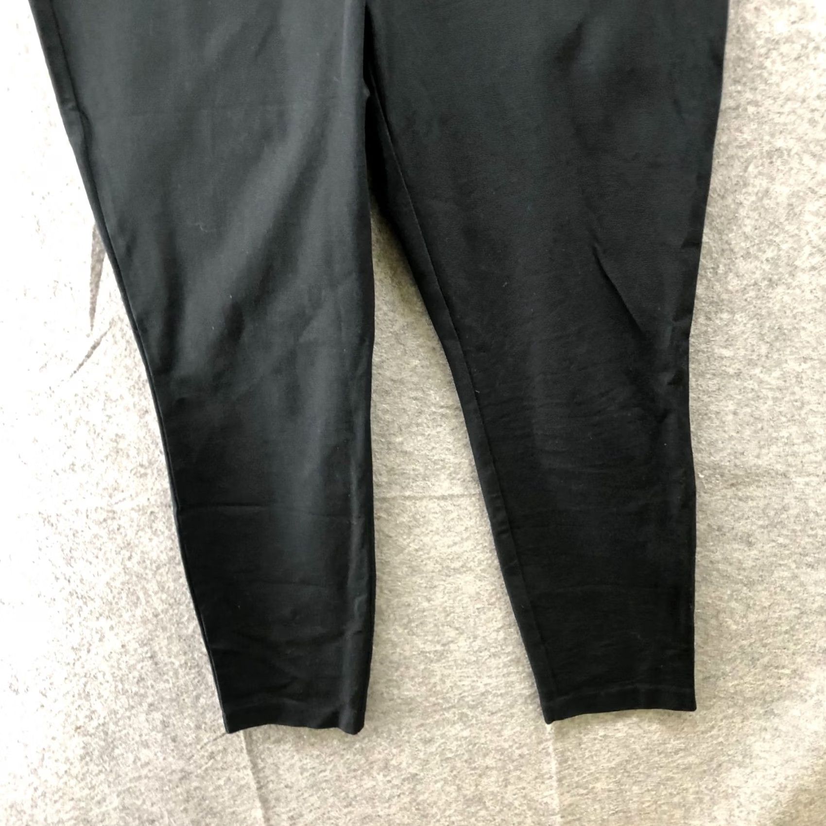 Gap Gap Skinny Ankle Pants Womens 10 Black Side Zip Bi-Stretch Size 32" / US 10 / IT 46 - 4 Thumbnail