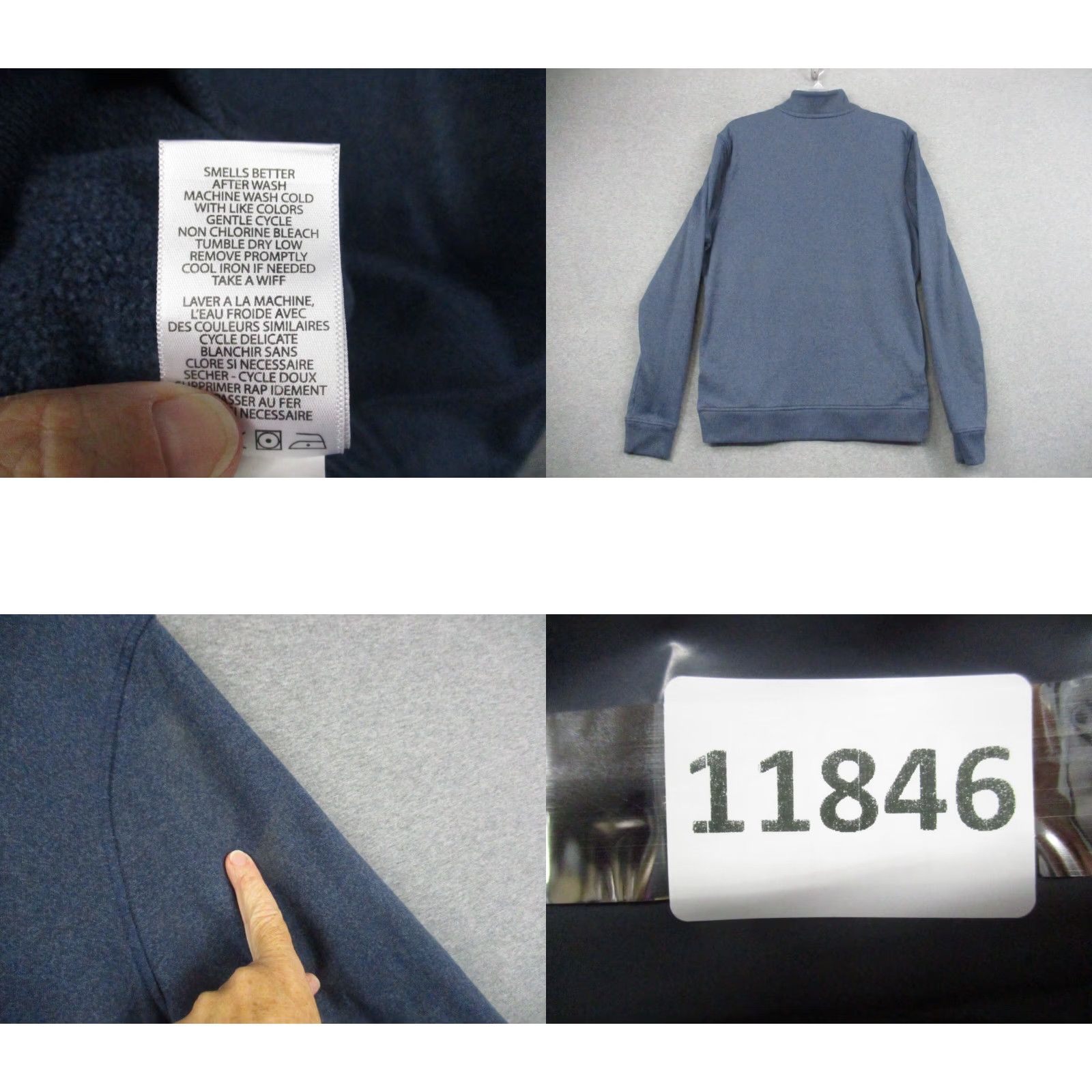 TravisMathew Travis Mathew Pullover Men Blue Large 1/2 Button Up Long Sleeve Fleece Jacket Size US L / EU 52-54 / 3 - 9 Thumbnail