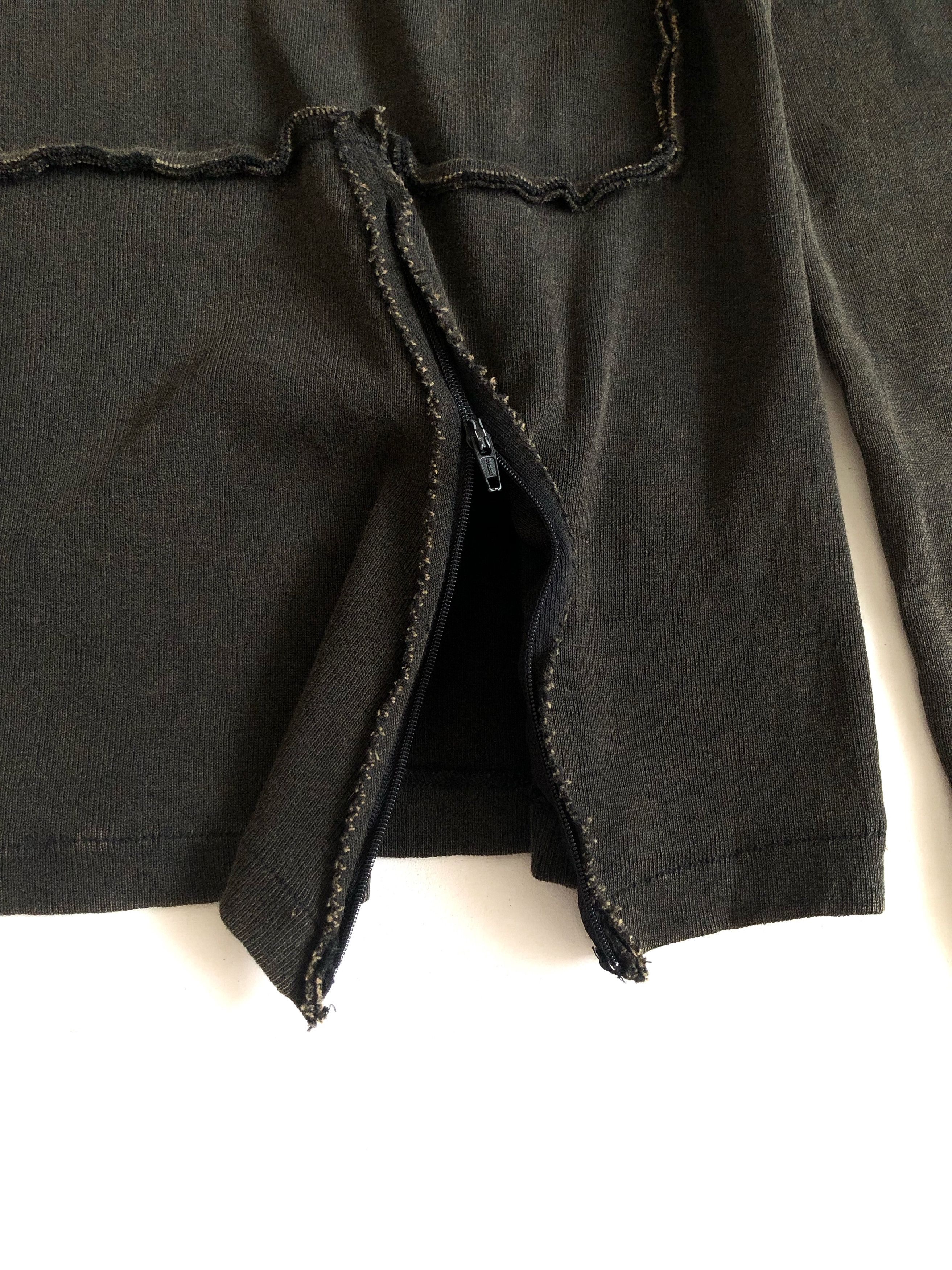 Designer ARCHIVE🔥VINTAGE ITALY INSIDE OUT PATCHWORK SEAMS KNITWEAR Size S / US 4 / IT 40 - 5 Thumbnail
