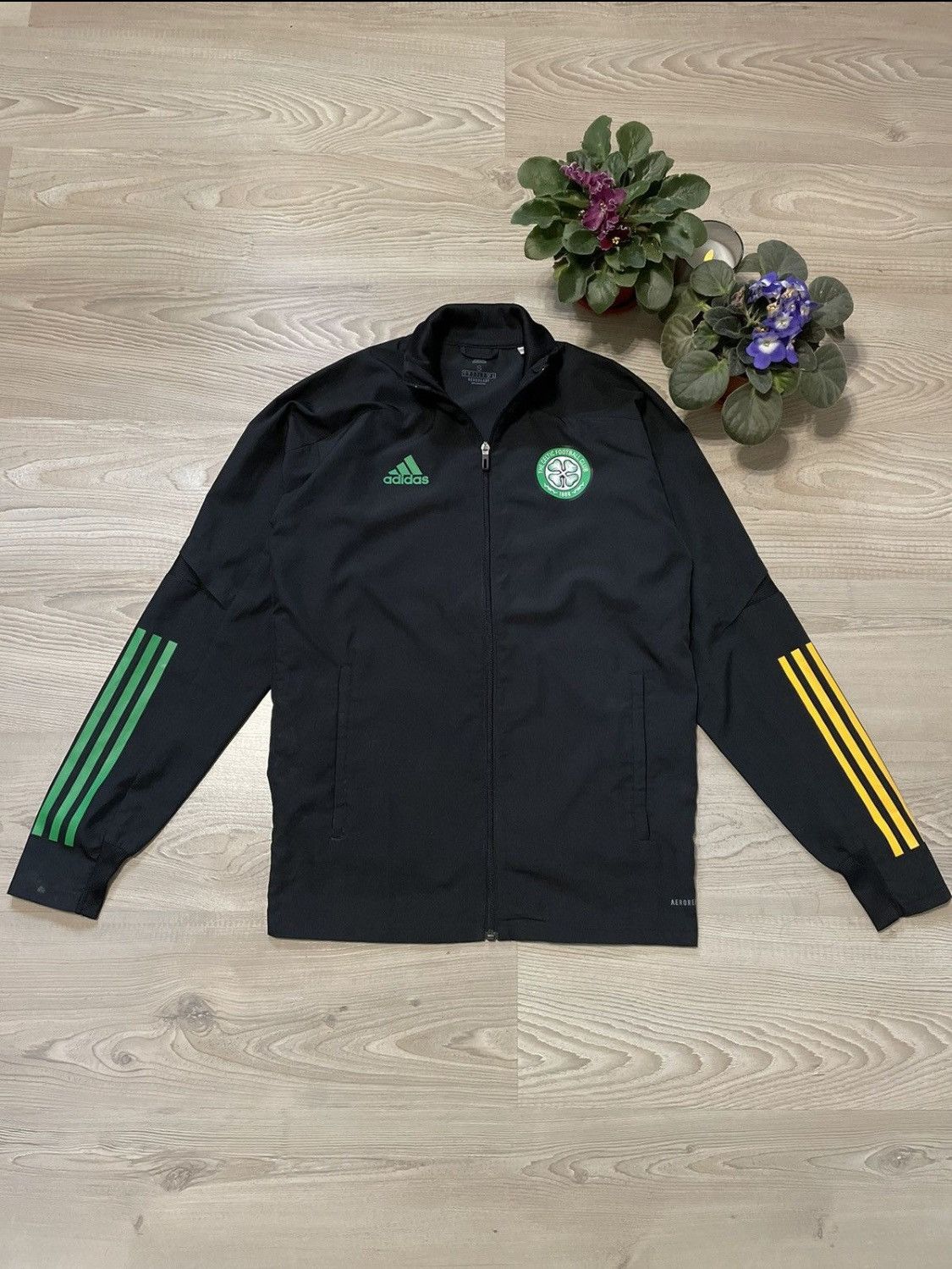 Vintage Adidas Celtic Vintage Track Jacket Size US S / EU 44-46 / 1 - 1 Thumbnail