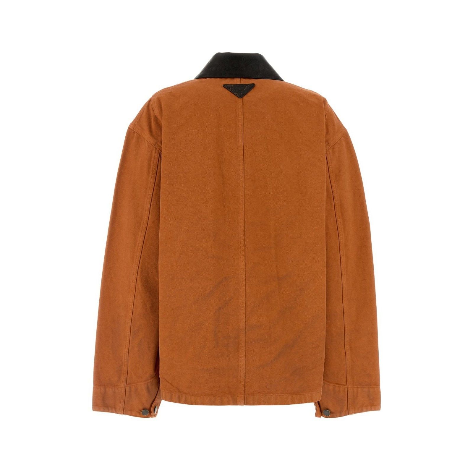 Prada PRADA Orange Denim Jacket New And Authentic (Women's size:IT Size XS / US 0-2 / IT 36-38 - 2 Thumbnail