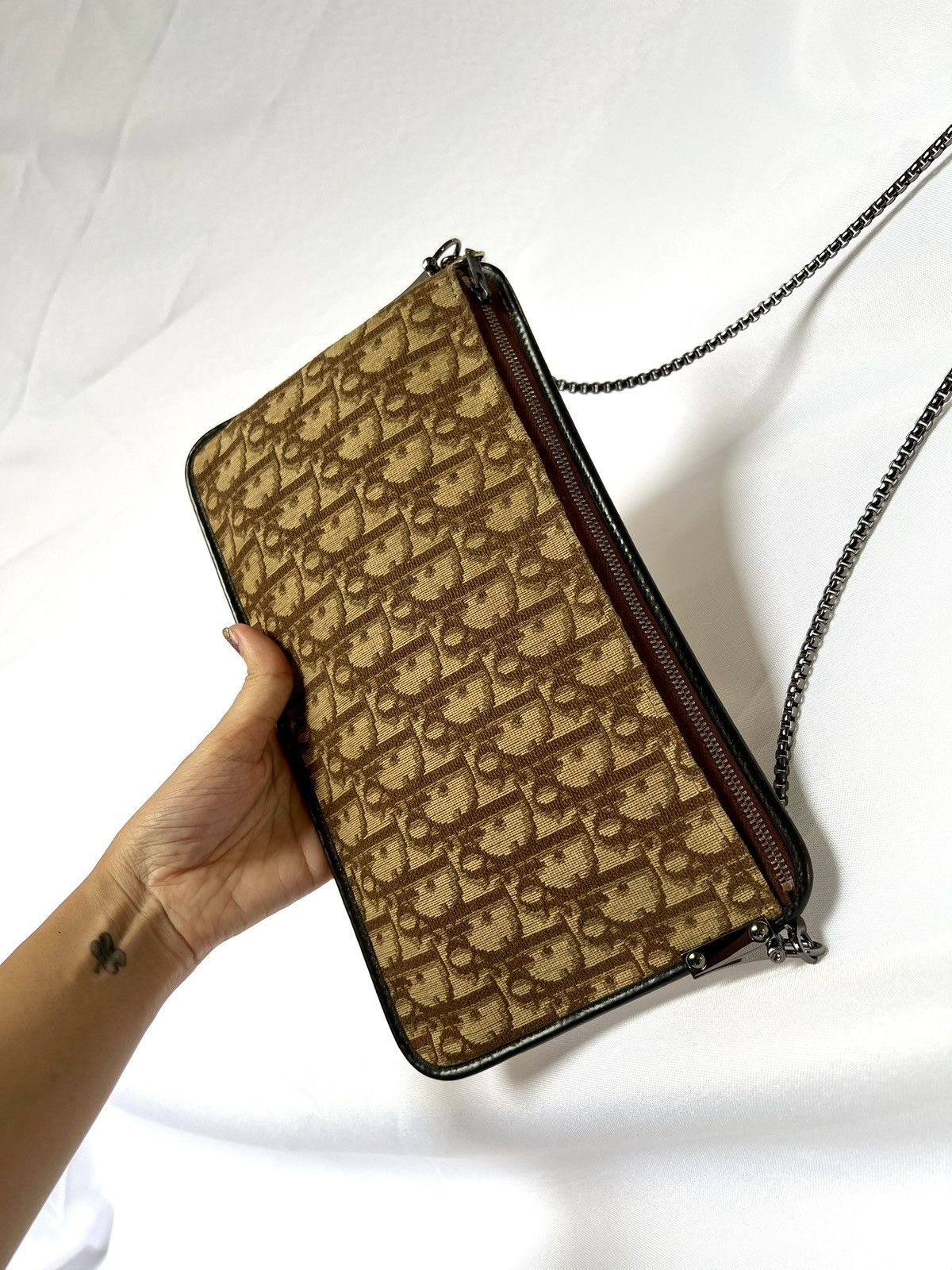 Dior Dior Vintage Trotter Clutch Bag Iconic Size ONE SIZE - 12 Thumbnail