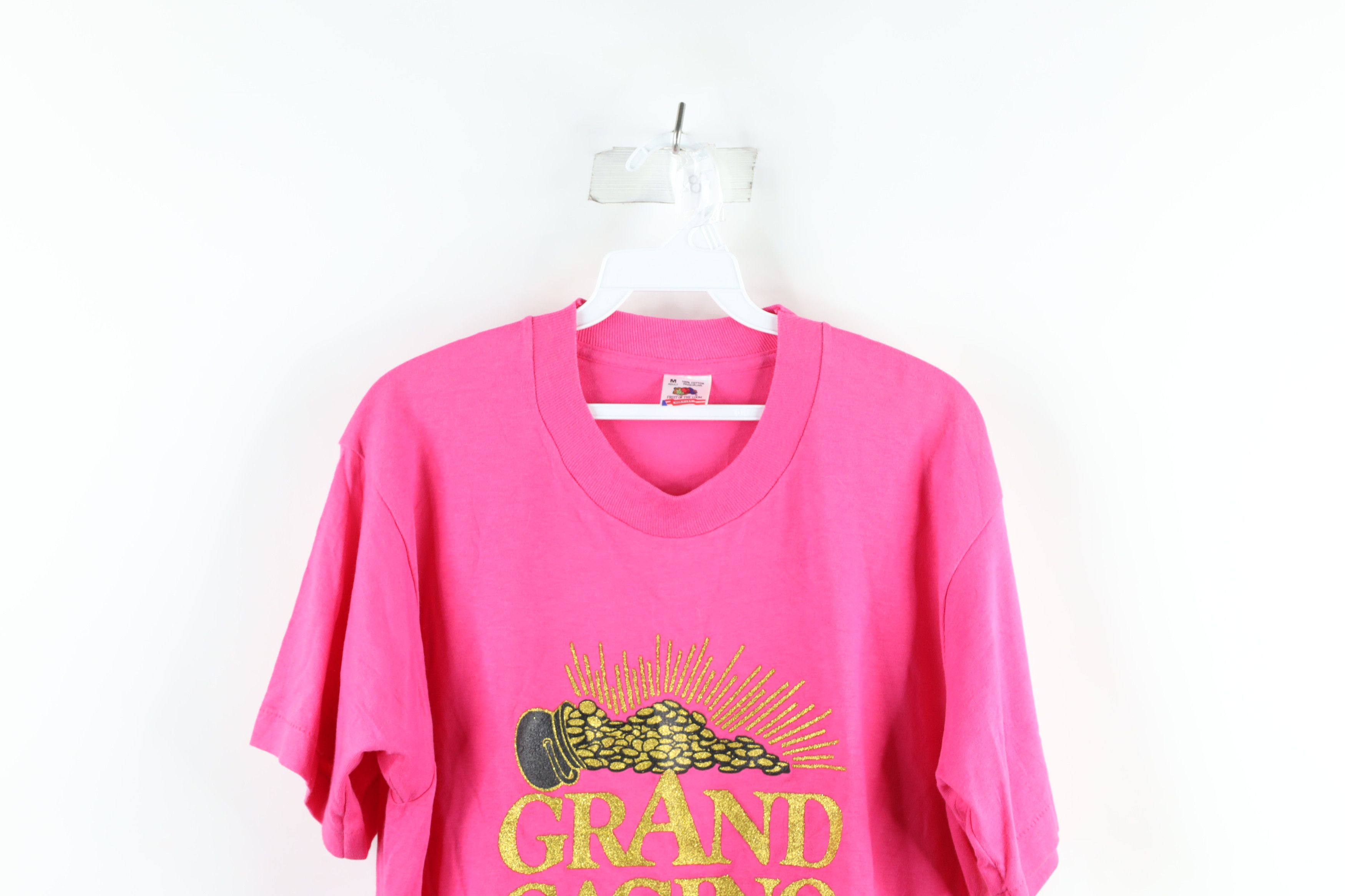 Vintage Vintage 90s Streetwear Spell Out Grand Casino Biloxi T-Shirt Size US M / EU 48-50 / 2 - 2 Thumbnail