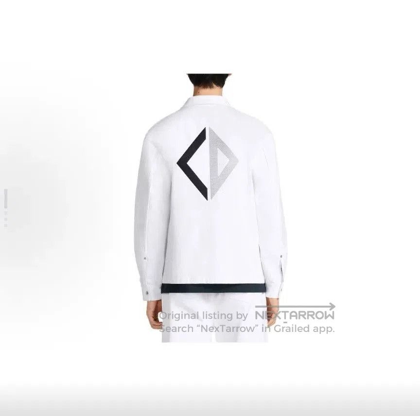 Dior Dior CD Embroidered Logo Long Sleeve Shirt. Size US M / EU 48-50 / 2 - 8 Thumbnail