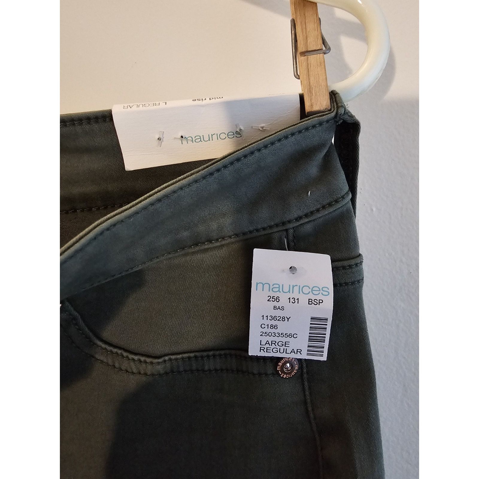 Other Maurices Denim Flex Jegging Women's L Reg Mid Rise Jeans -Gr Size 29" - 2 Thumbnail