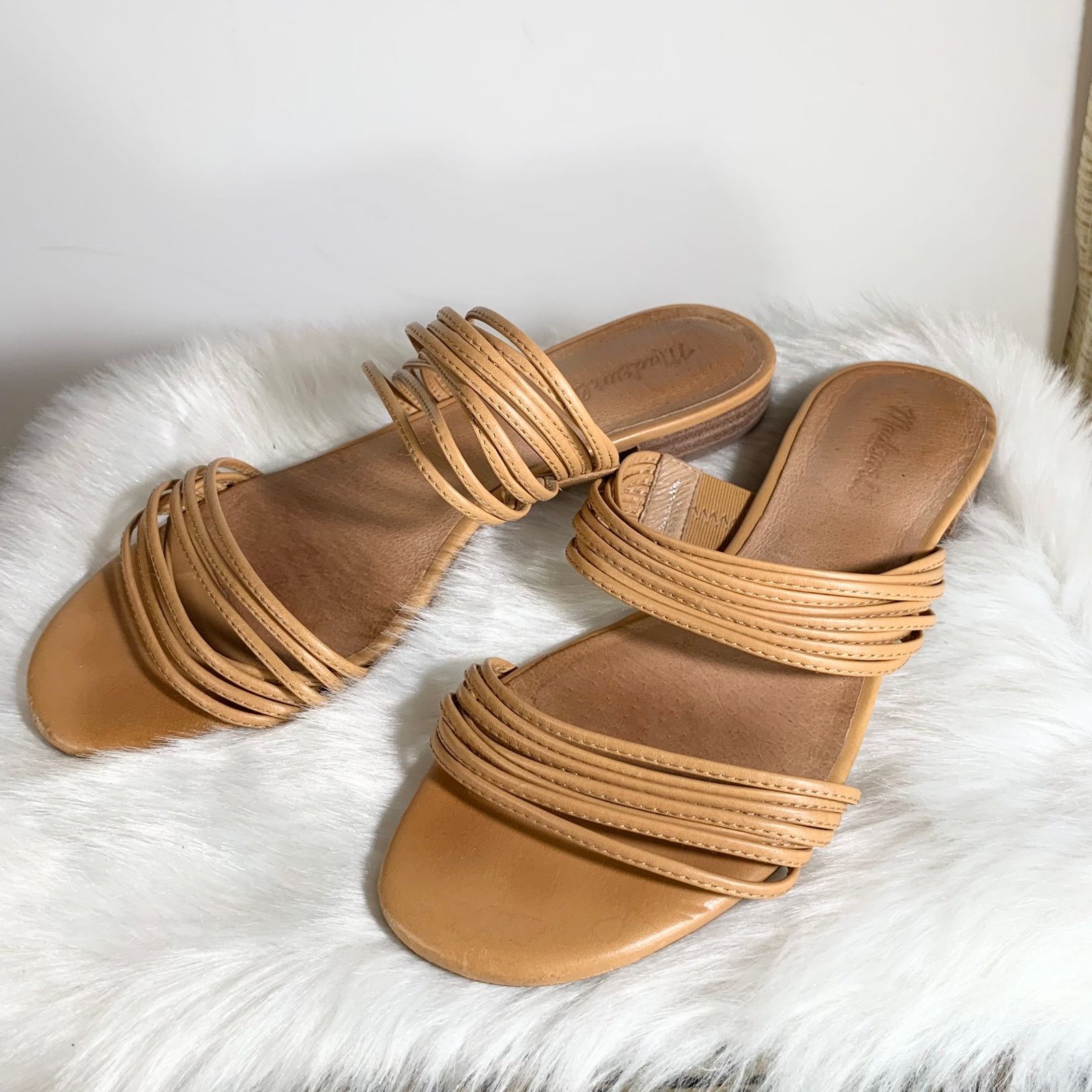 Madewell Madewell Meg Strappy Leather Slide Sandals Size 9.5 Size US 9.5 / EU 42-43 - 2 Thumbnail