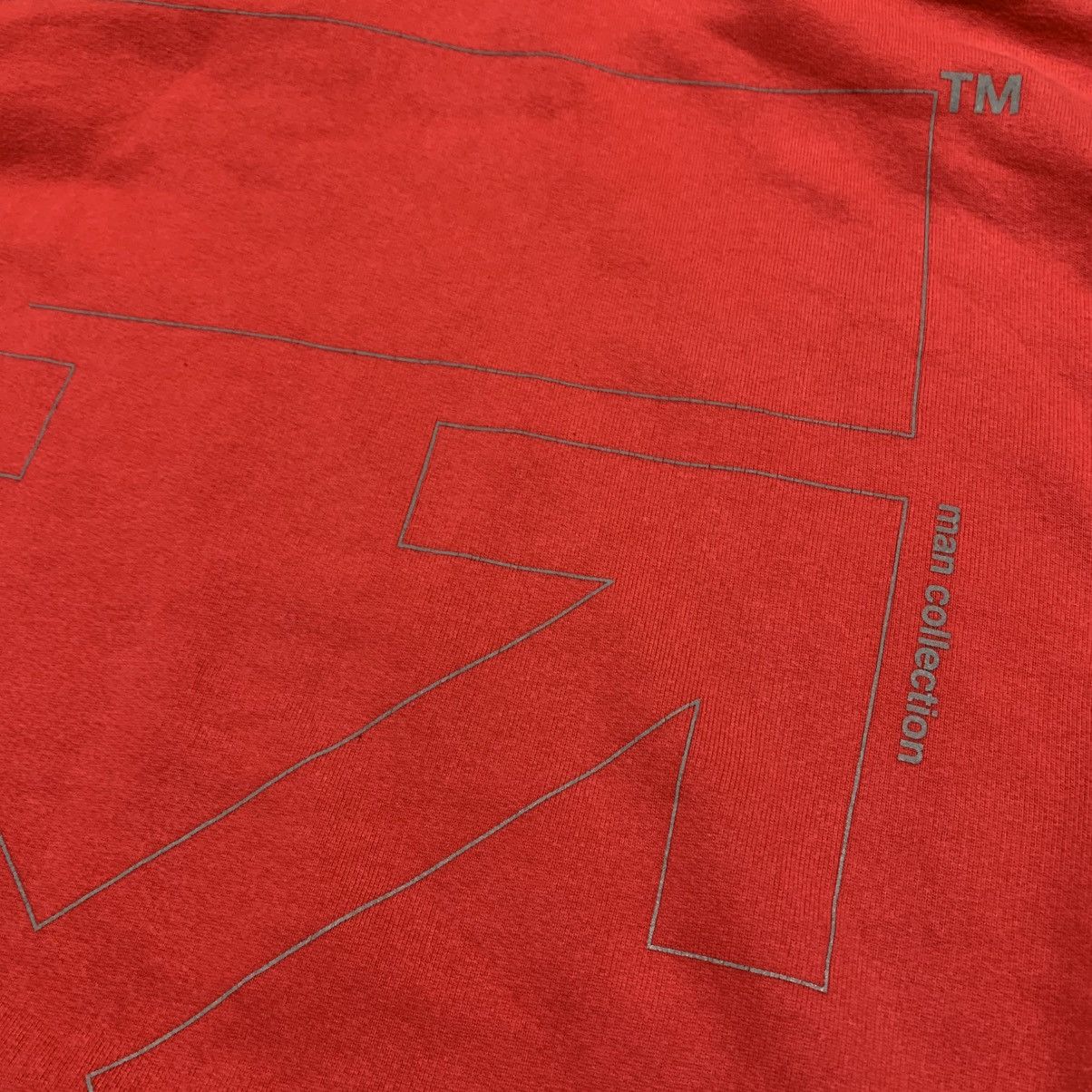 Off-White Off White Large Outline Arrows Red Hoodie Virgil Abloh Size US L / EU 52-54 / 3 - 3 Thumbnail
