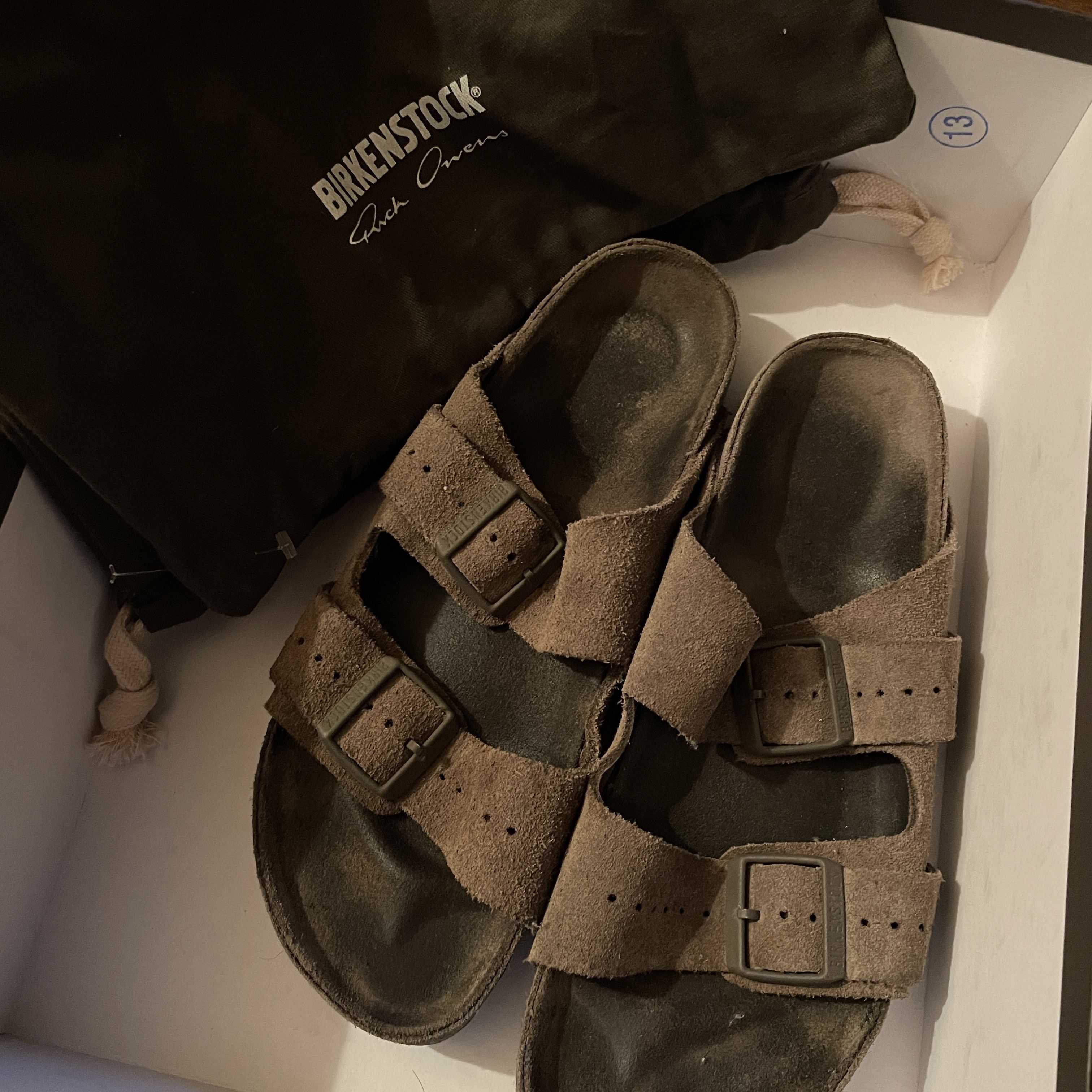 Rick Owens x Birkenstock Arizona Sandal in Black