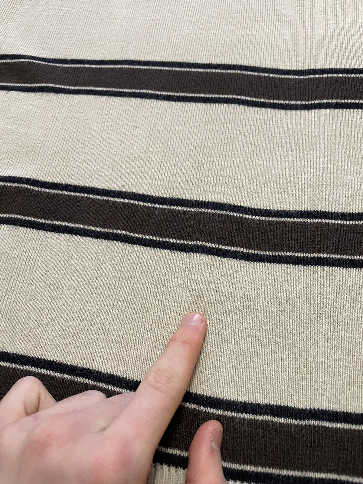 Lacoste Vintage Lacoste Striped Sweater Size US L / EU 52-54 / 3 - 6 Thumbnail