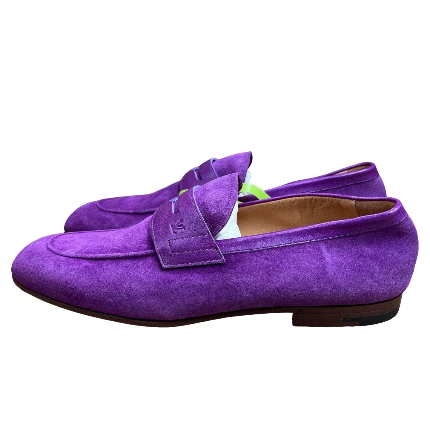 Louis Vuitton Louis Vuitton Purple Suede Loafers US 8 Size US 8 / EU 41 - 1 Thumbnail