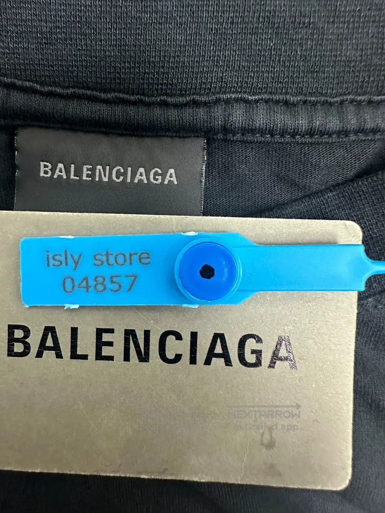 Balenciaga Balenciaga Logo Mark Printed Round Neck T-Shirt Size US M / EU 48-50 / 2 - 4 Thumbnail