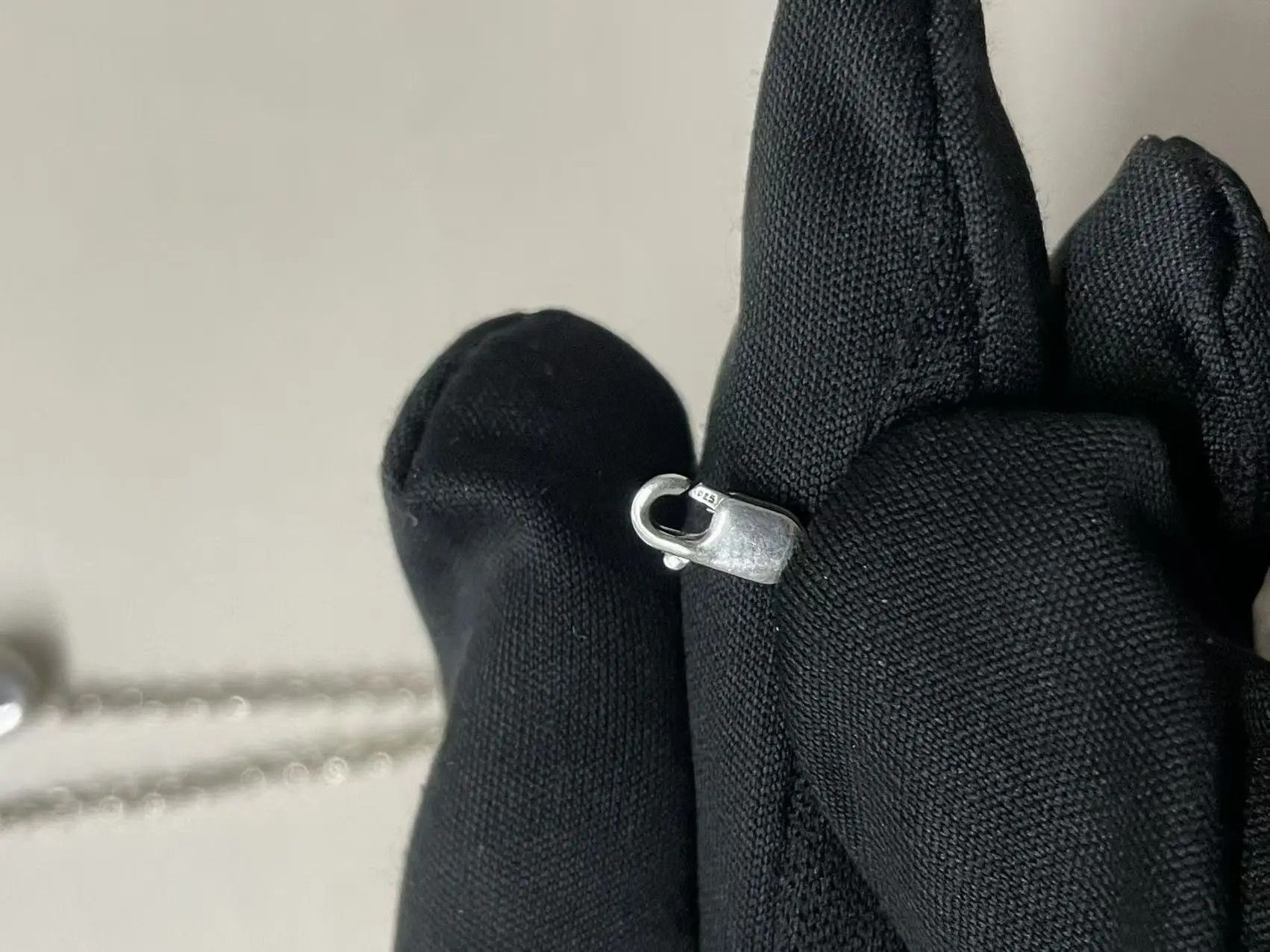 Chrome Hearts Chrome Hearts Silver Safty Pin Roll Chain Necklace Size ONE SIZE - 12 Thumbnail