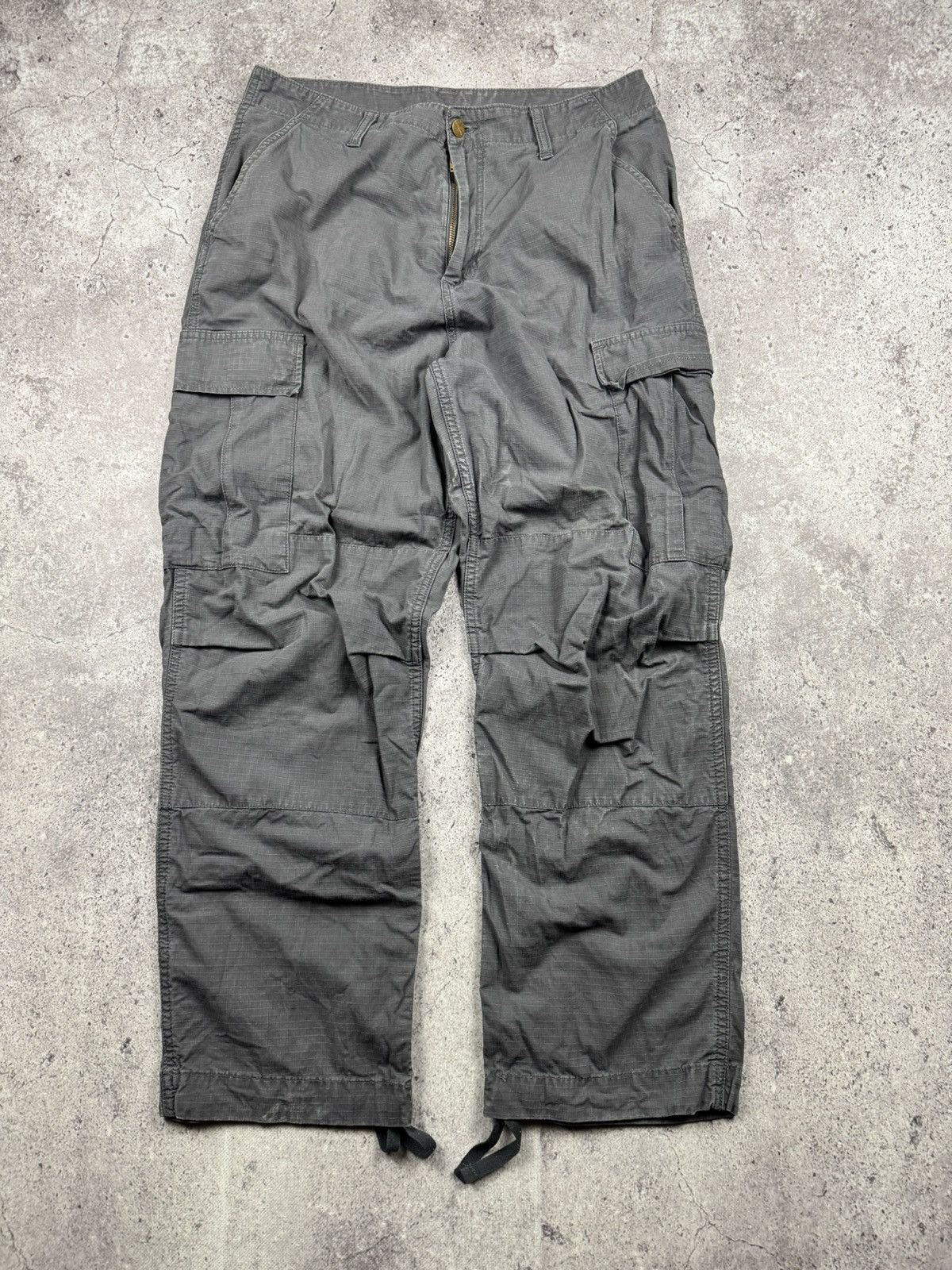 Carhartt VINTAGE Y2K DISTRESSED REGULAR BAGGY CARGO PANTS CARHARTT Size US 31 - 4 Thumbnail