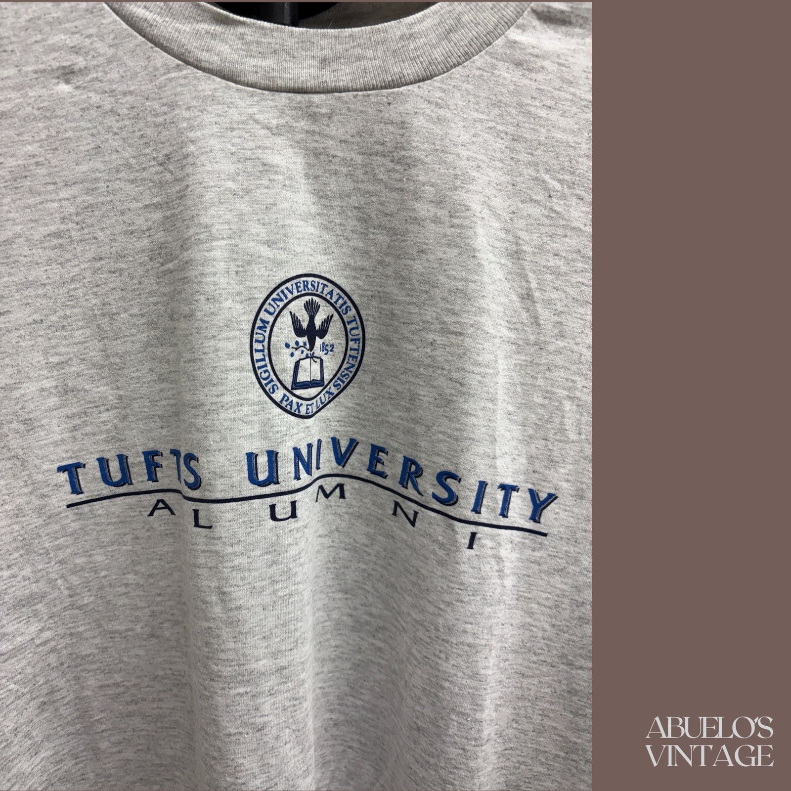 Champion VTG Tufts University Tee | Champion Gray | Collegiate Size US L / EU 52-54 / 3 - 3 Thumbnail