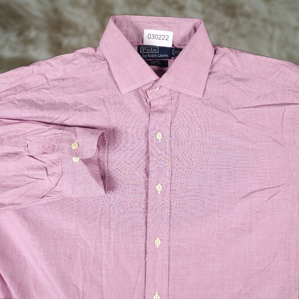 Ralph Lauren Ralph Lauren Shirt Mens XL Red Casual Button-Up Long Sleeve Woven Size US XL / EU 56 / 4 - 1 Thumbnail