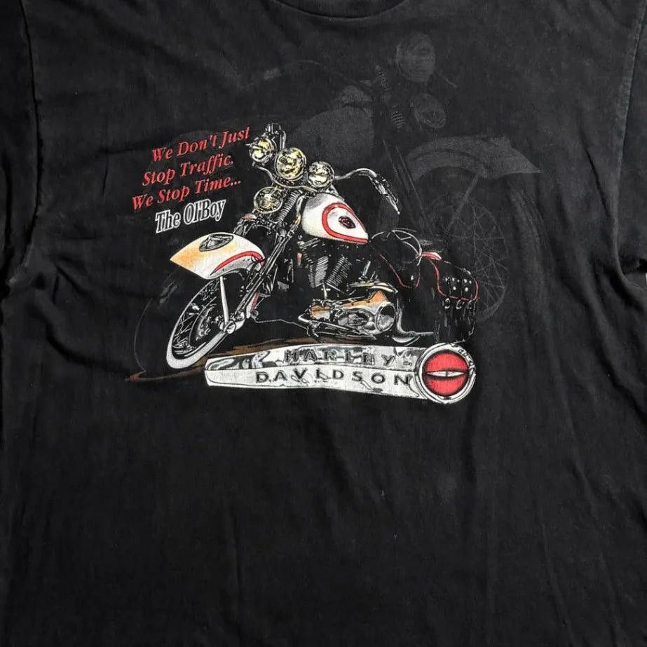 Harley Davidson Vintage Harley Davidson Black T-shirt - M Size US M / EU 48-50 / 2 - 8 Thumbnail