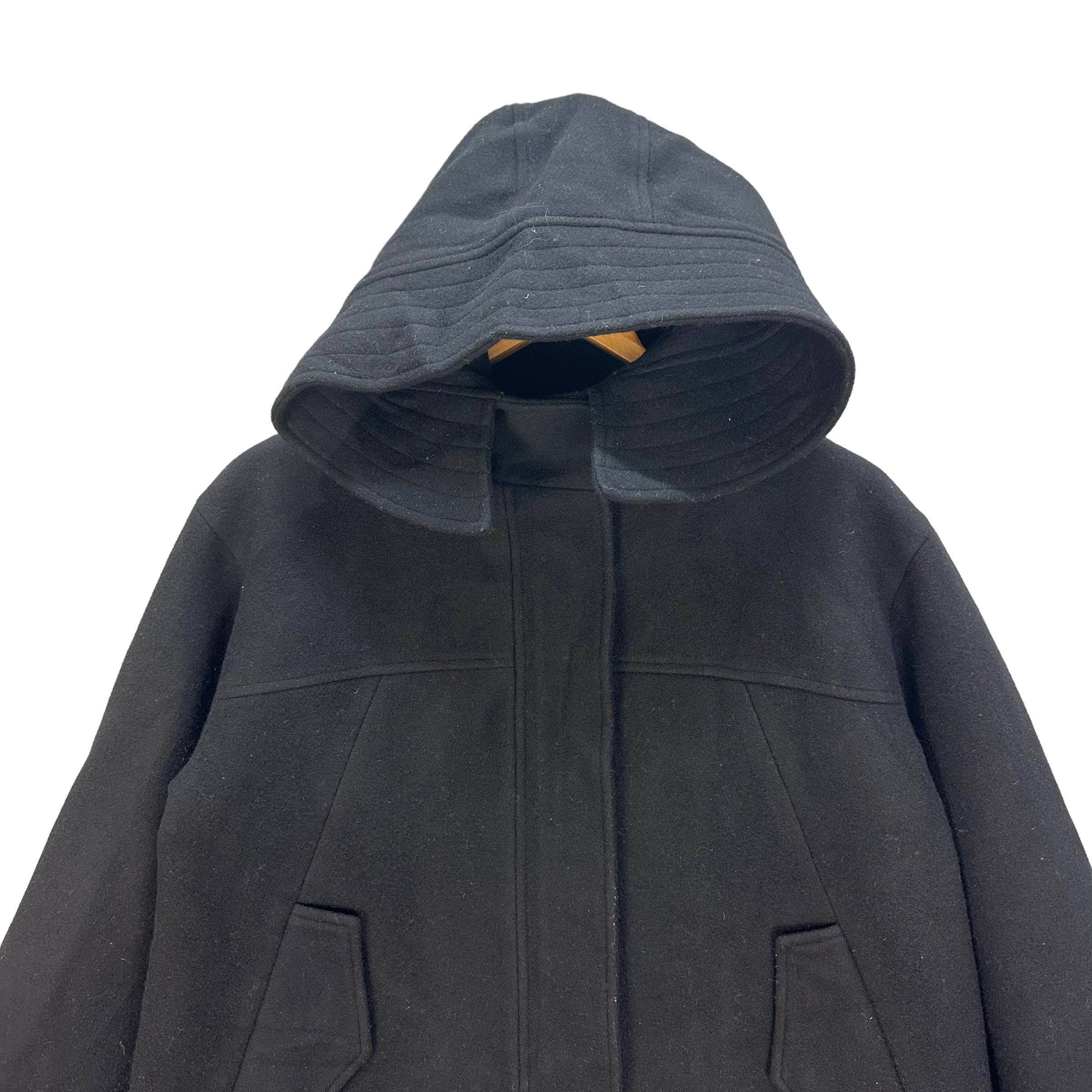 Japanese Brand C+ MADE IN JAPAN WOOL HOODED OVERCOAT #7758-168 Size US S / EU 44-46 / 1 - 2 Thumbnail
