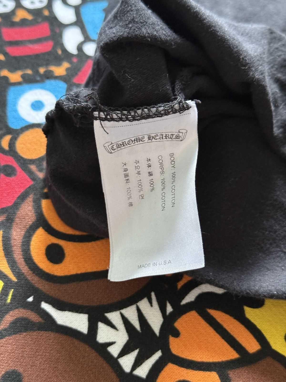 Chrome Hearts Chrome Hearts Black Gradient Pocket Logo Tee Size US M / EU 48-50 / 2 - 8 Thumbnail