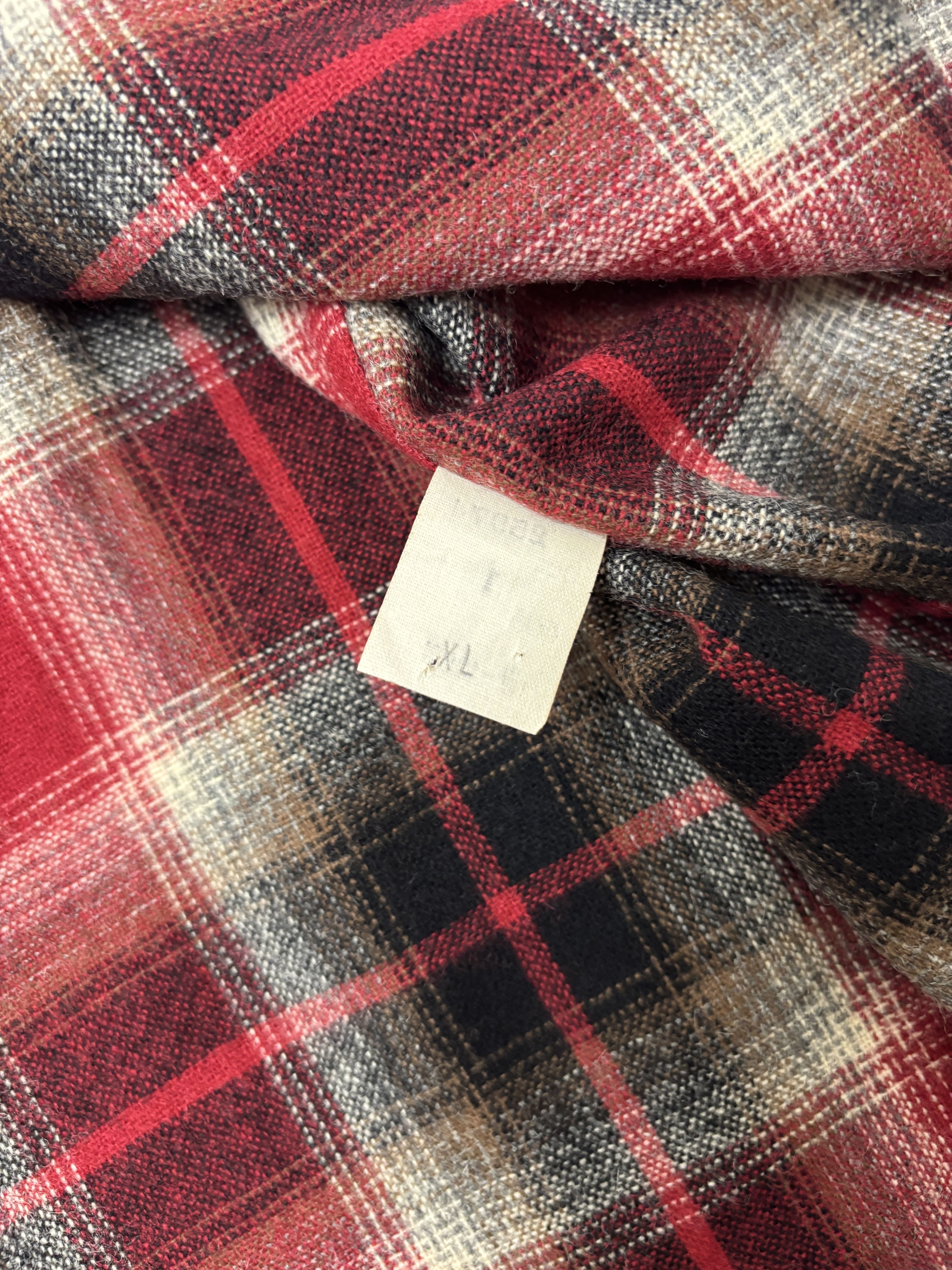 Cushman Cushman Wool Plaid Western Shirt Size US XL / EU 56 / 4 - 6 Thumbnail