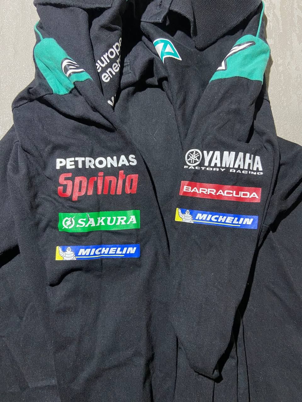 Yamaha Yamaha Petronas Factory Racing Polo Long Sleeve Vintage F1 Size US XL / EU 56 / 4 - 4 Thumbnail