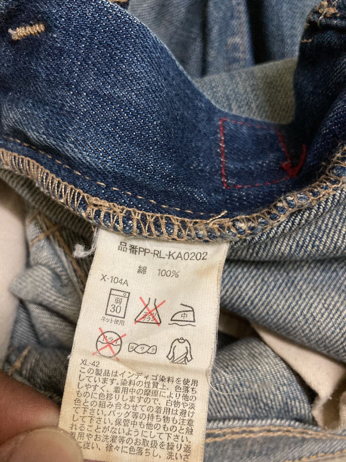 Polo Ralph Lauren Vintage Distressed Polo Ralph Lauren Classic Denim Size US 30 / EU 46 - 19 Thumbnail