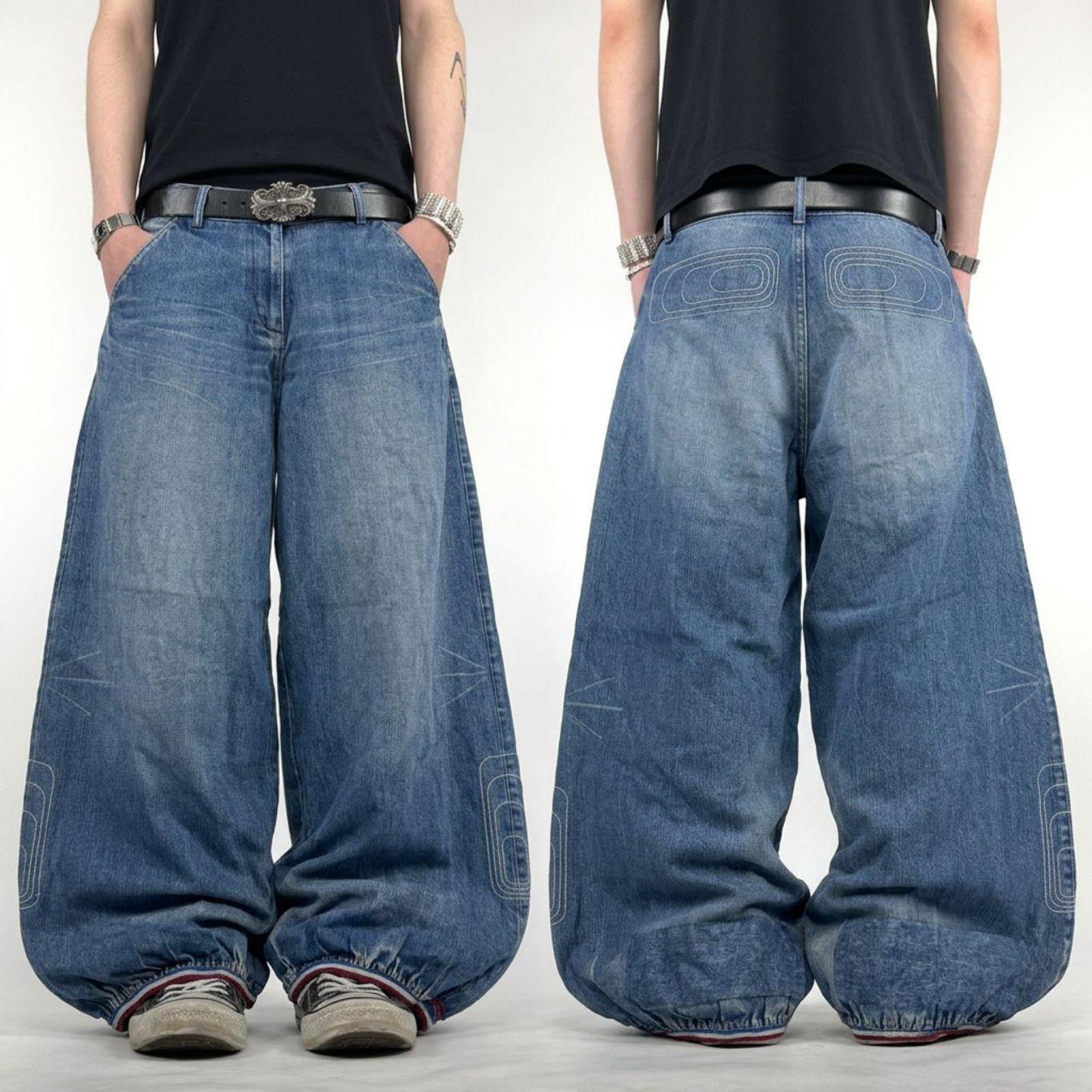 Diesel × Japanese Brand × Vintage Vintage y2k grunge faded baggy